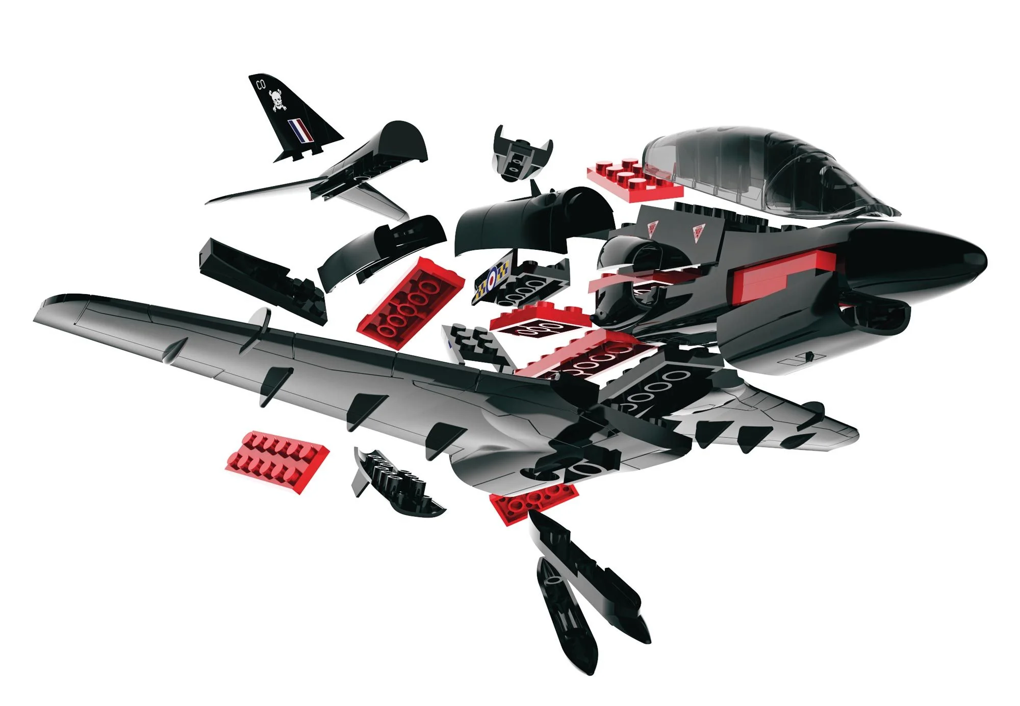 J6003 Airfix Quickbuild Model Kit - Hawk - Image 8