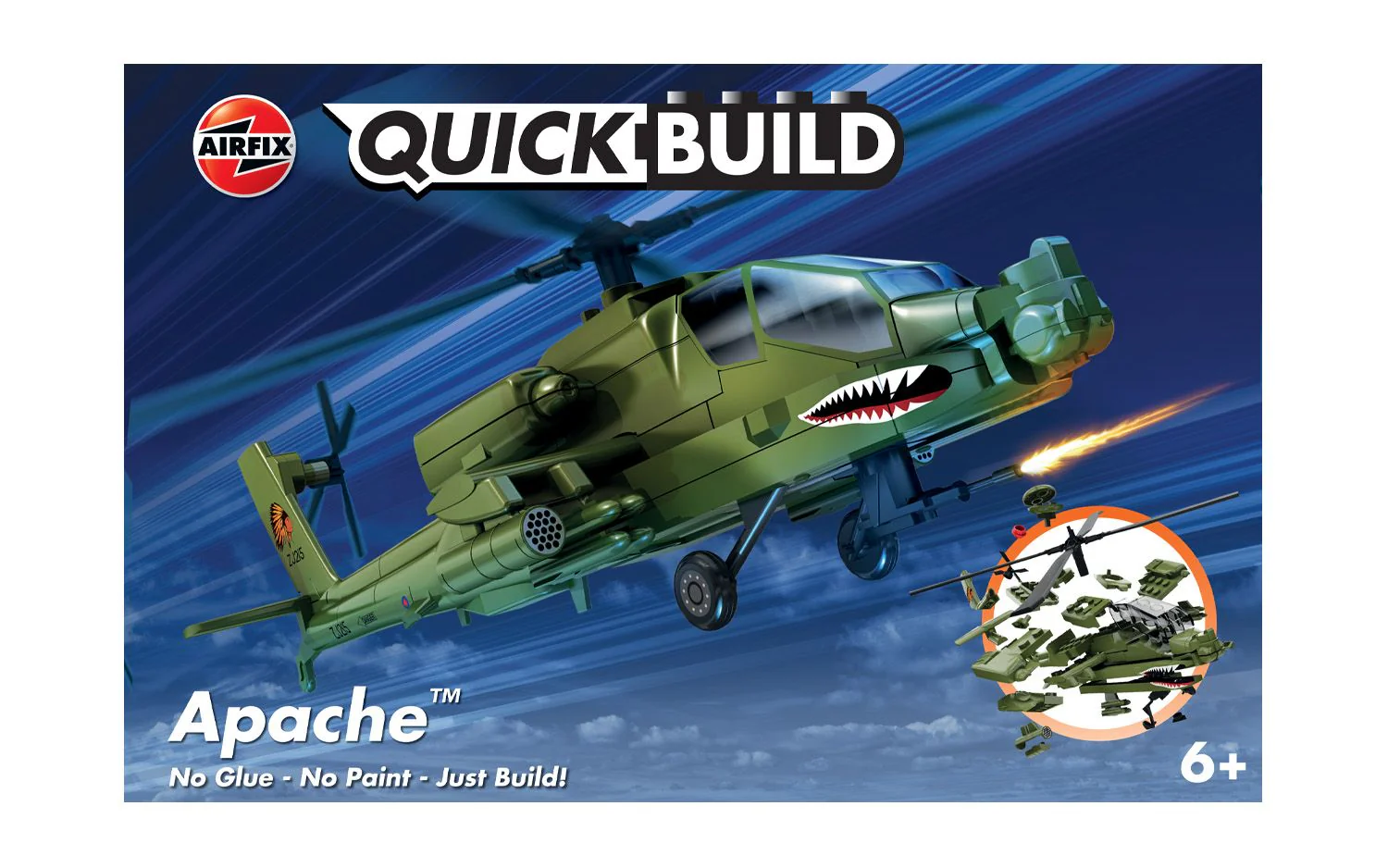 J6004 Airfix Quickbuild Model Kit - Apache
