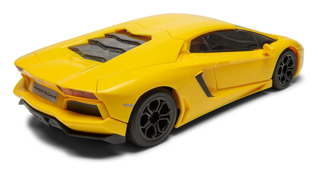 J6026 QUICKBUILD Lamborghini Aventador - Yellow Model Kit - Image 3