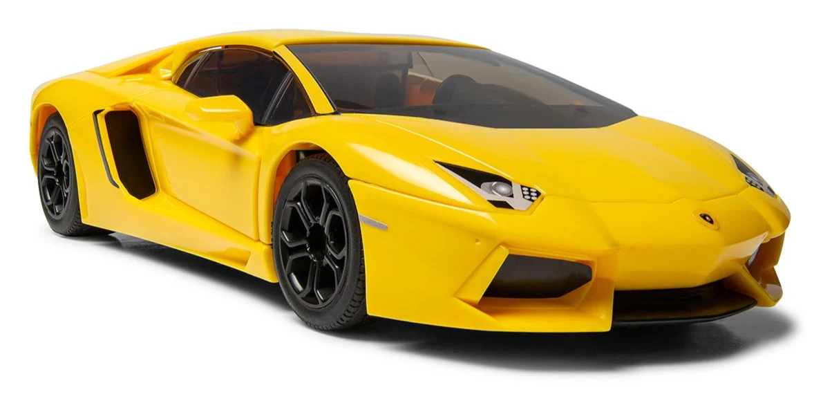 J6026 QUICKBUILD Lamborghini Aventador - Yellow Model Kit - Image 4