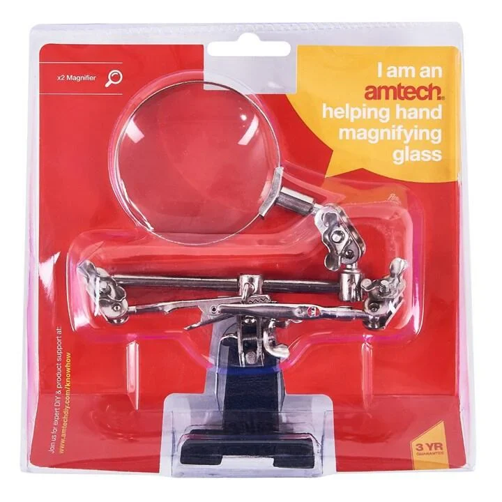 AM-S2900 60mm Helping hand x2 magnifying glass - Image 2
