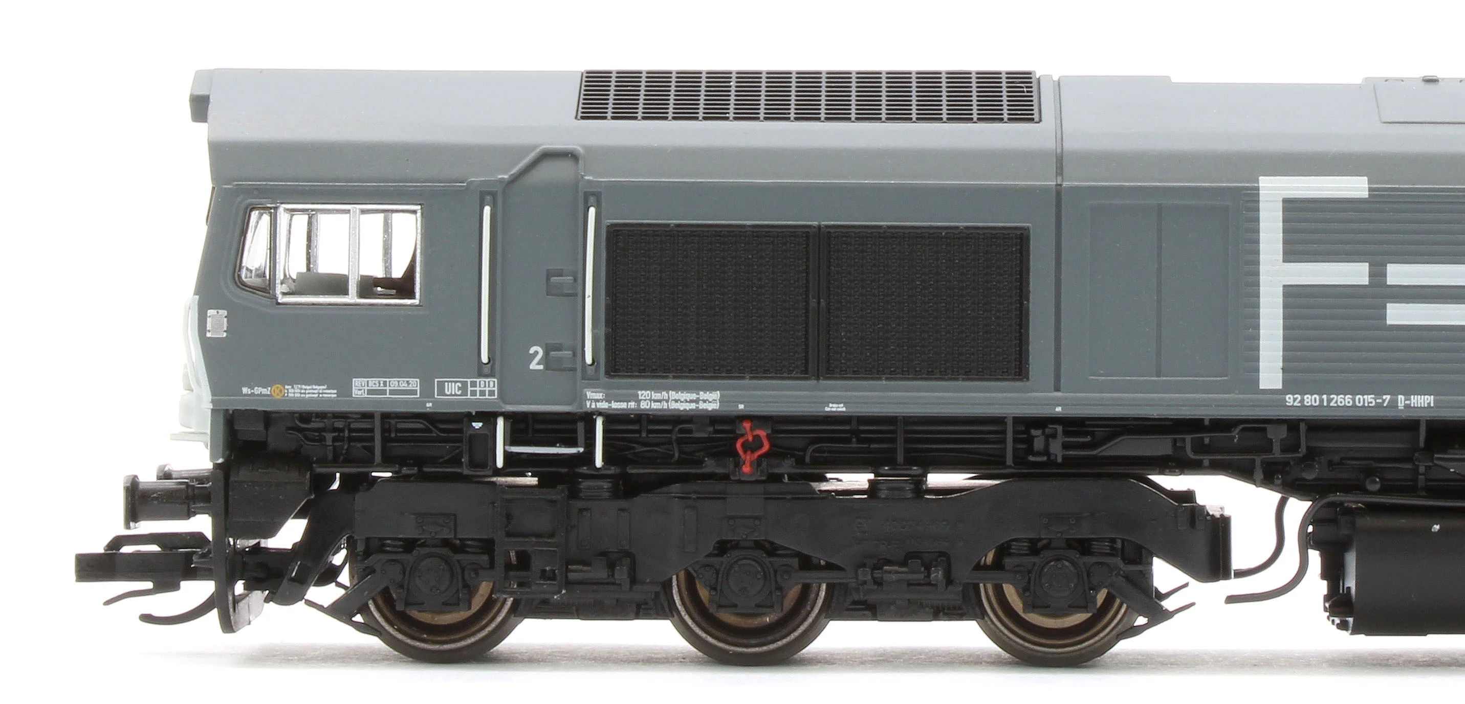 HN9069 Class 66 Heavy Haul Power Grey Livery Ep.VI Diesel-Electric Locomotive - Image 8