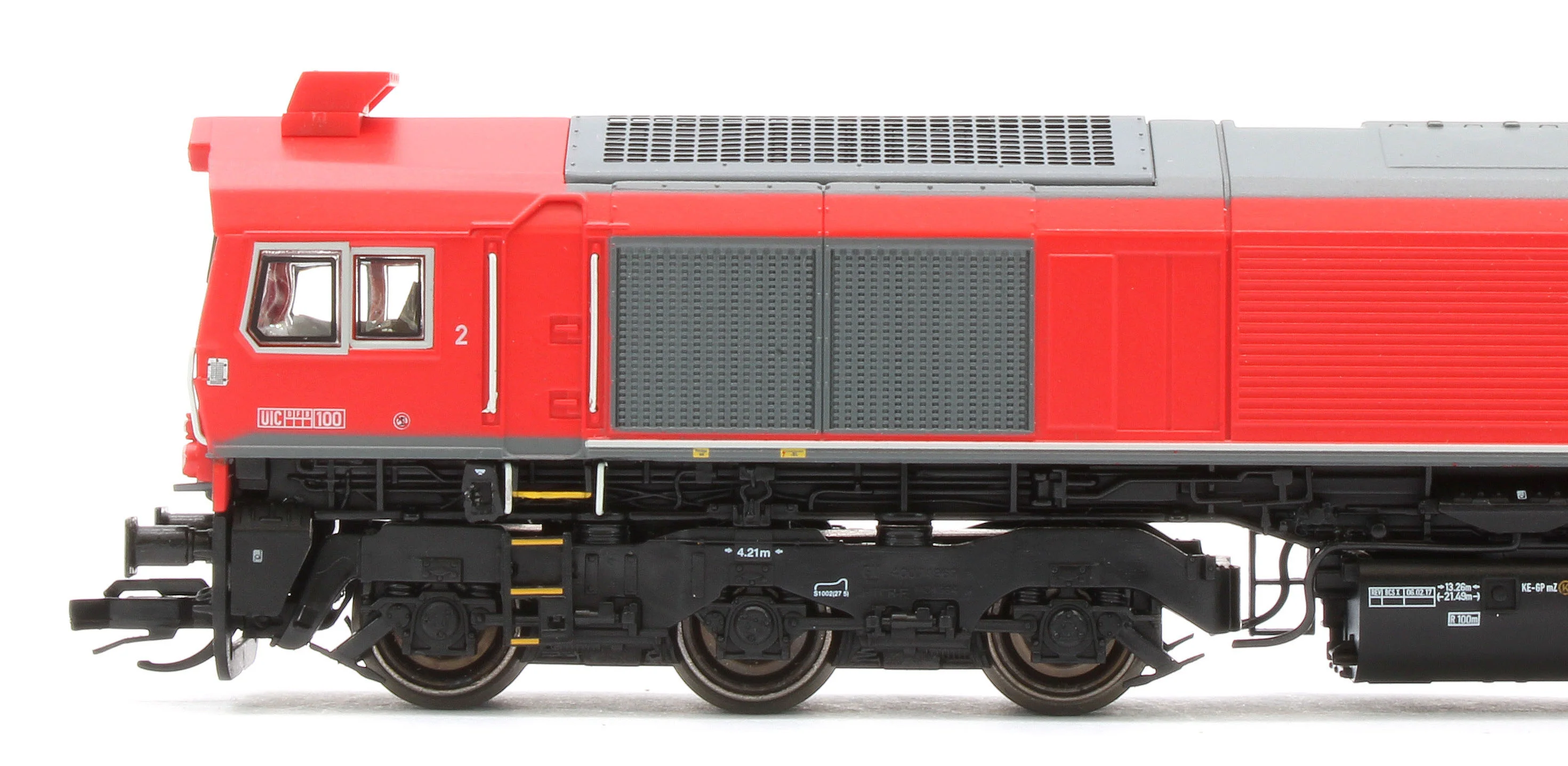 HN9070 Class 77 DB AG Red Livery Ep.VI Diesel-Electric Locomotive - Image 8