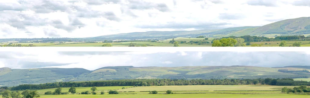 95214 Art Printers Hills & Dales OO Gauge 9" High Backscene