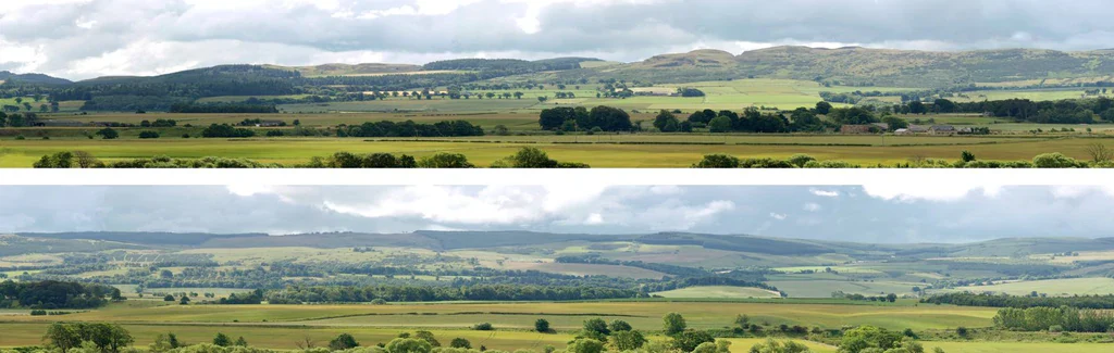 95216 Art Printers Hills & Dales OO Gauge 9" High Backscene