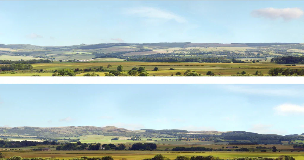 95309 Art Printers Hills & Dales Pack B OO Gauge 15" Backscene