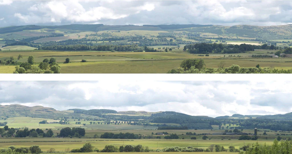 95307 Art Printers Premium Hills & Dales Pack B OO Gauge 15" Backscene