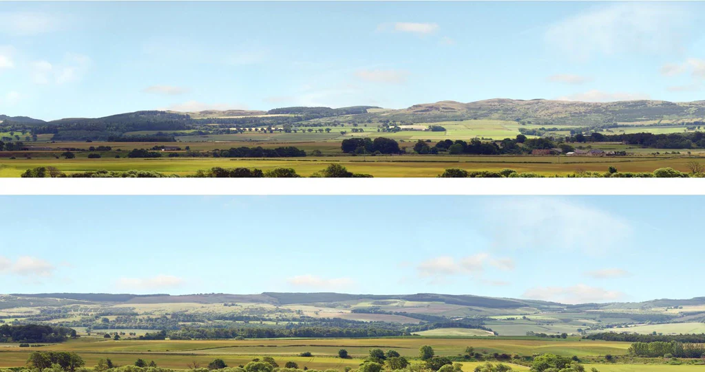 95310 Art Printers Hills & Dales Pack C OO Gauge 15" Backscene