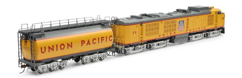 ATHG41144 HO Gas Turbine Locomotive with Tender, UP #59 - Image 4