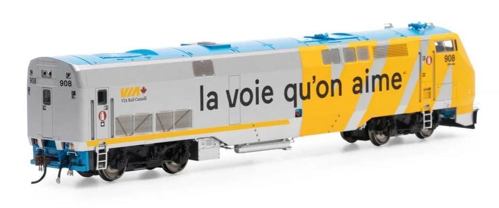 ATHG81331 HO P42DC Locomotive With DCC & Sound, VIA, Love The Way #908 Diesel Locomotive - DCC Sound - Image 3