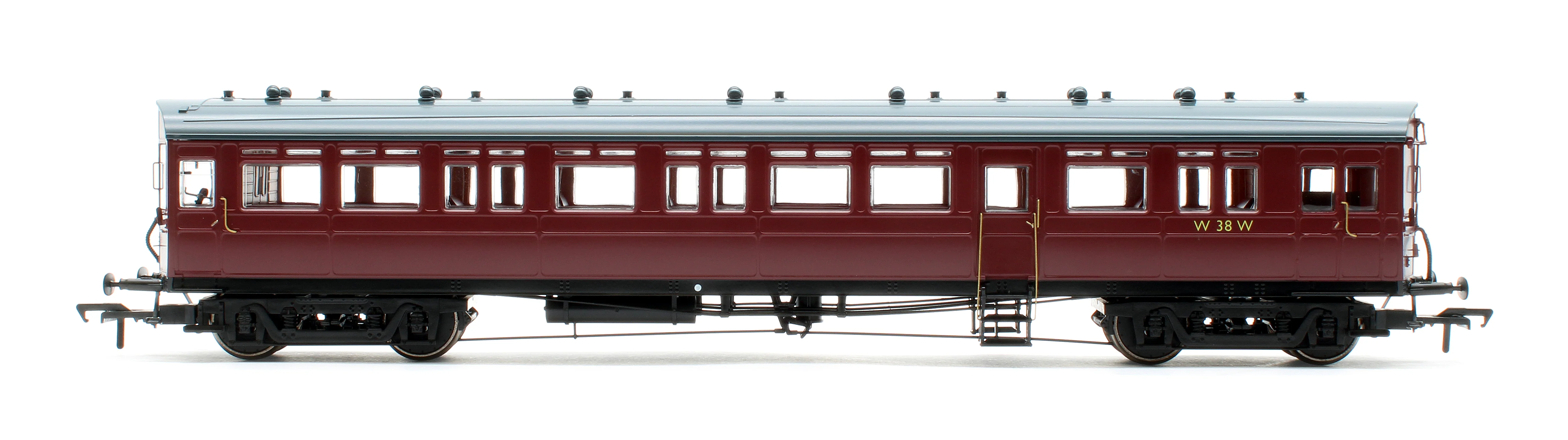 4P-004-007D Autocoach BR W38 Maroon - DCC Fitted - Image 3
