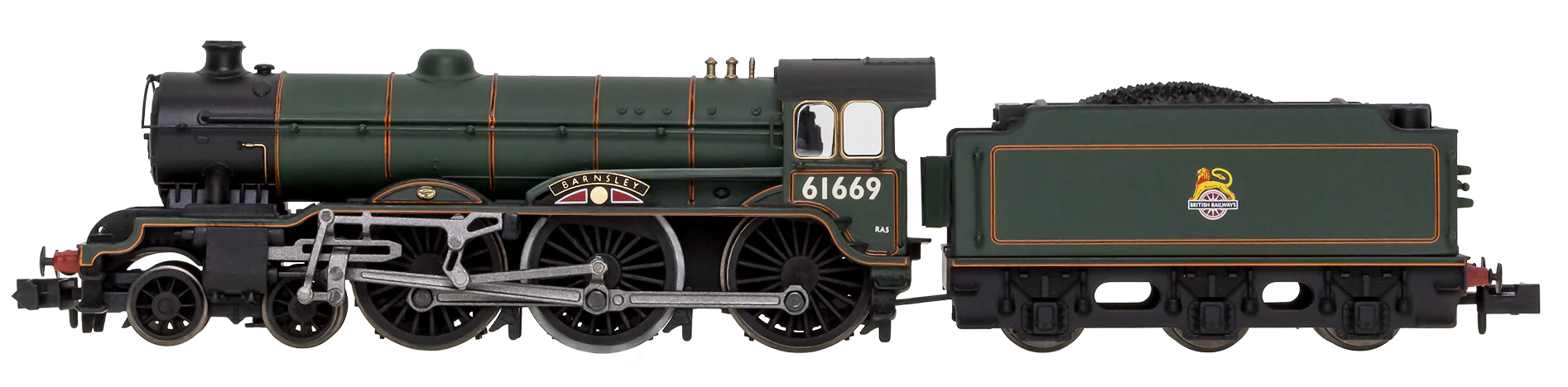 2S-020-008 B17 Easterling Set 61669 BR Early Crest & 4 Gresley Crimson & Cream Coaches - Image 4