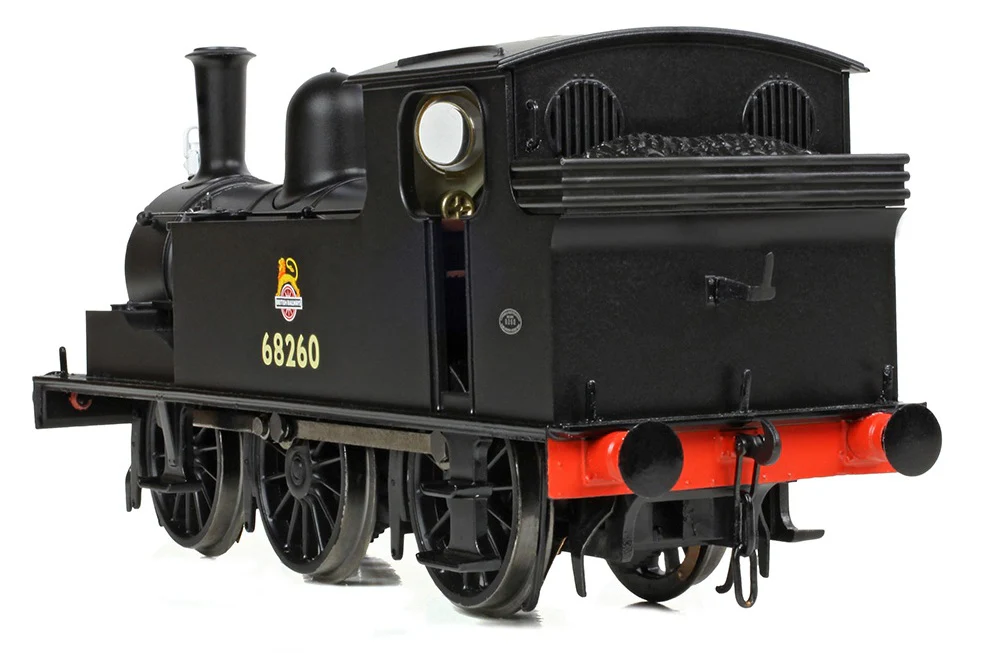 31-069 NER E (J71) 68260 BR Black (Early Emblem) Steam Tank Locomotive - Image 3