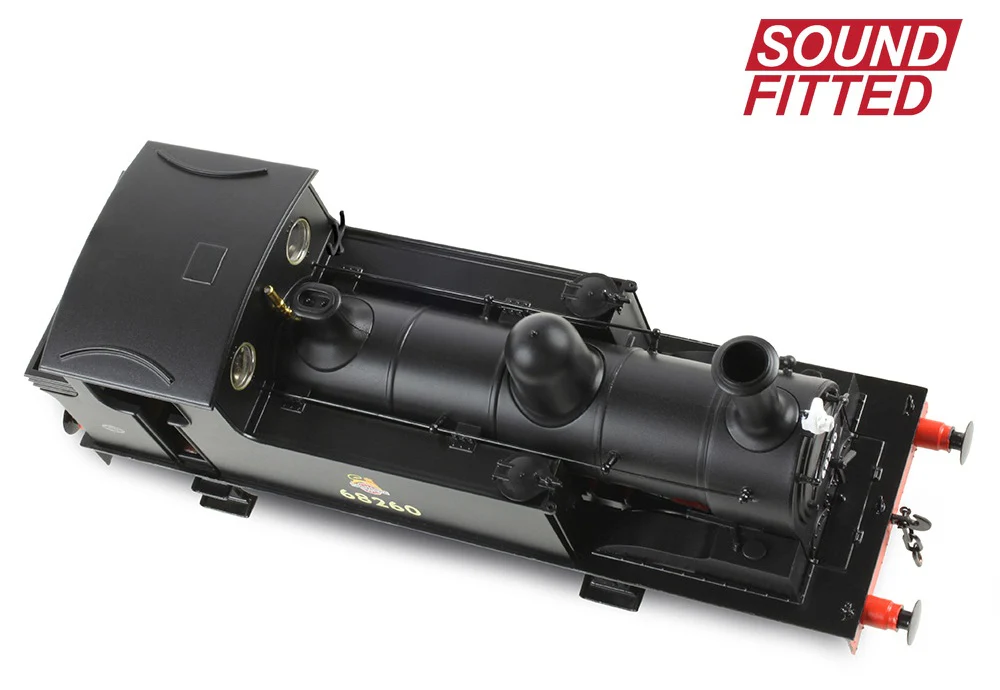 31-069SF NER E (J71) 68260 BR Black (Early Emblem) Steam Tank Locomotive - DCC Sound - Image 5