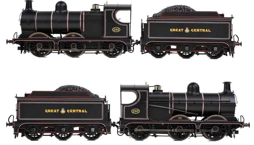 31-322 GCR 9J 295 GCR Lined Black Steam Locomotive - Image 3