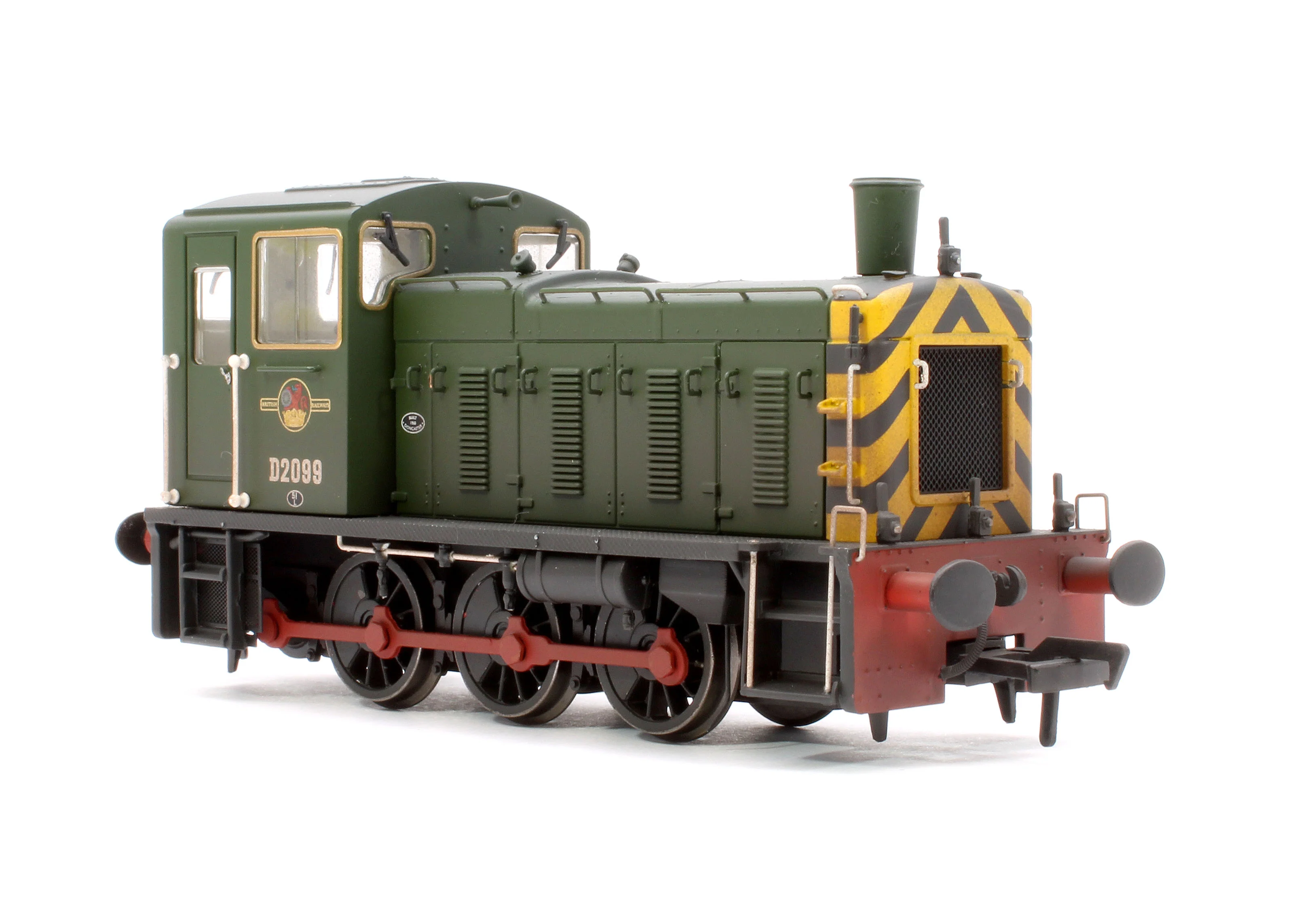 31-364B Class 03 D2099 BR Green (Wasp Stripes) Diesel Locomotive - Weathered - Image 4