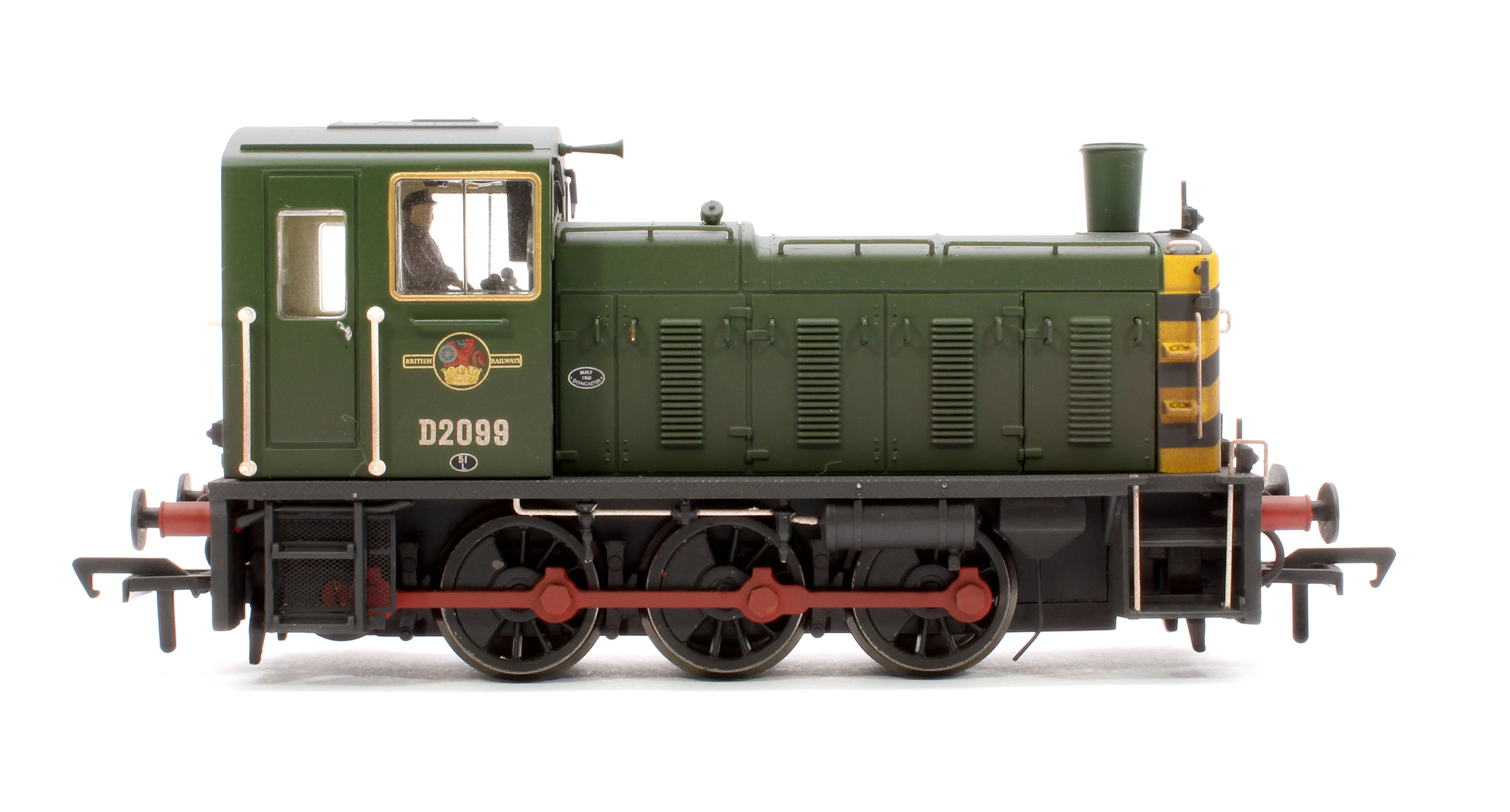 31-364B Class 03 D2099 BR Green (Wasp Stripes) Diesel Locomotive - Weathered - Image 6
