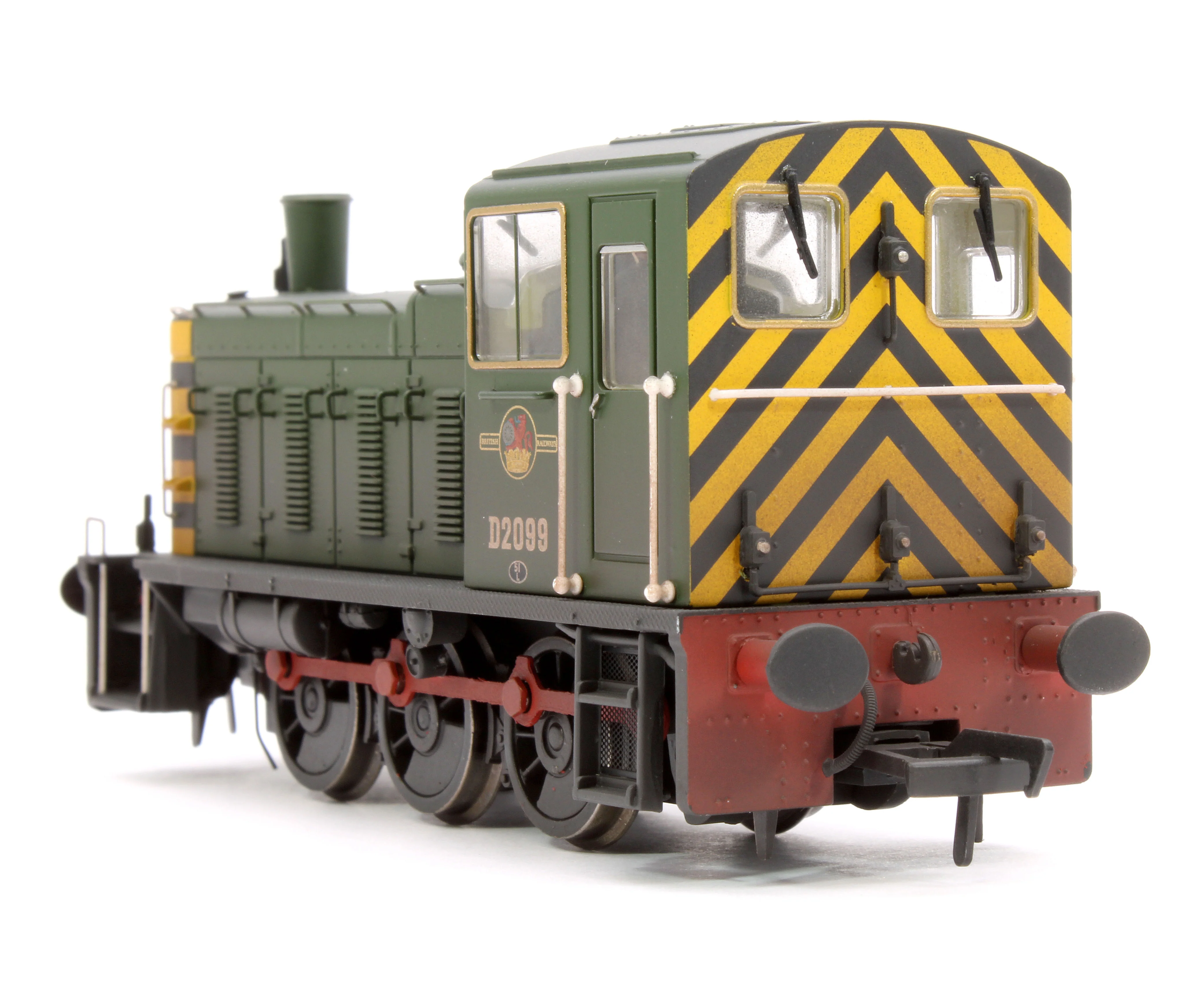 31-364B Class 03 D2099 BR Green (Wasp Stripes) Diesel Locomotive - Weathered - Image 8