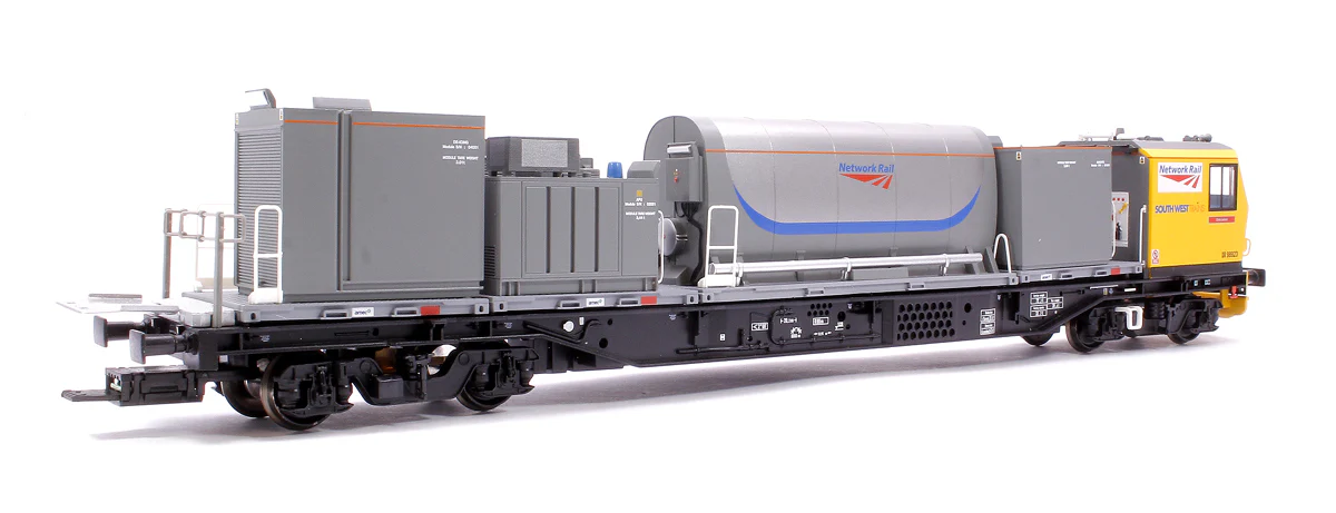 31-578SF Windhoff MPV 2-Car Set Network Rail Yellow Nos. DR98923 and DR989 - DCC Sound - Image 10