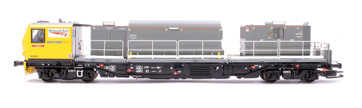 31-578SF Windhoff MPV 2-Car Set Network Rail Yellow Nos. DR98923 and DR989 - DCC Sound - Image 3