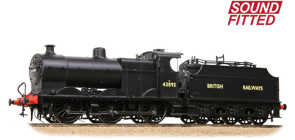 31-886SF MR 3835 (4F) with Fowler Tender 43892 BR Black (British Railways) Steam Locomotive - DCC Sound