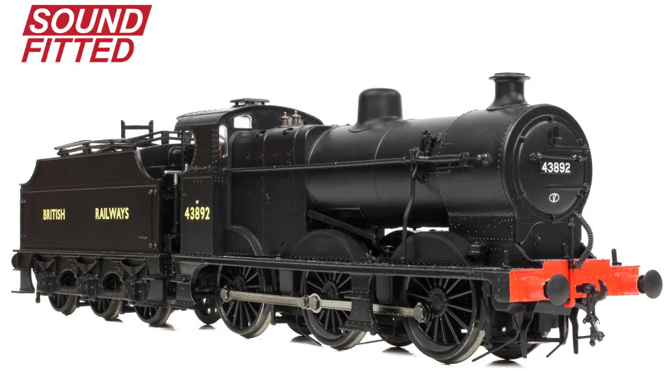 31-886SF MR 3835 (4F) with Fowler Tender 43892 BR Black (British Railways) Steam Locomotive - DCC Sound - Image 3