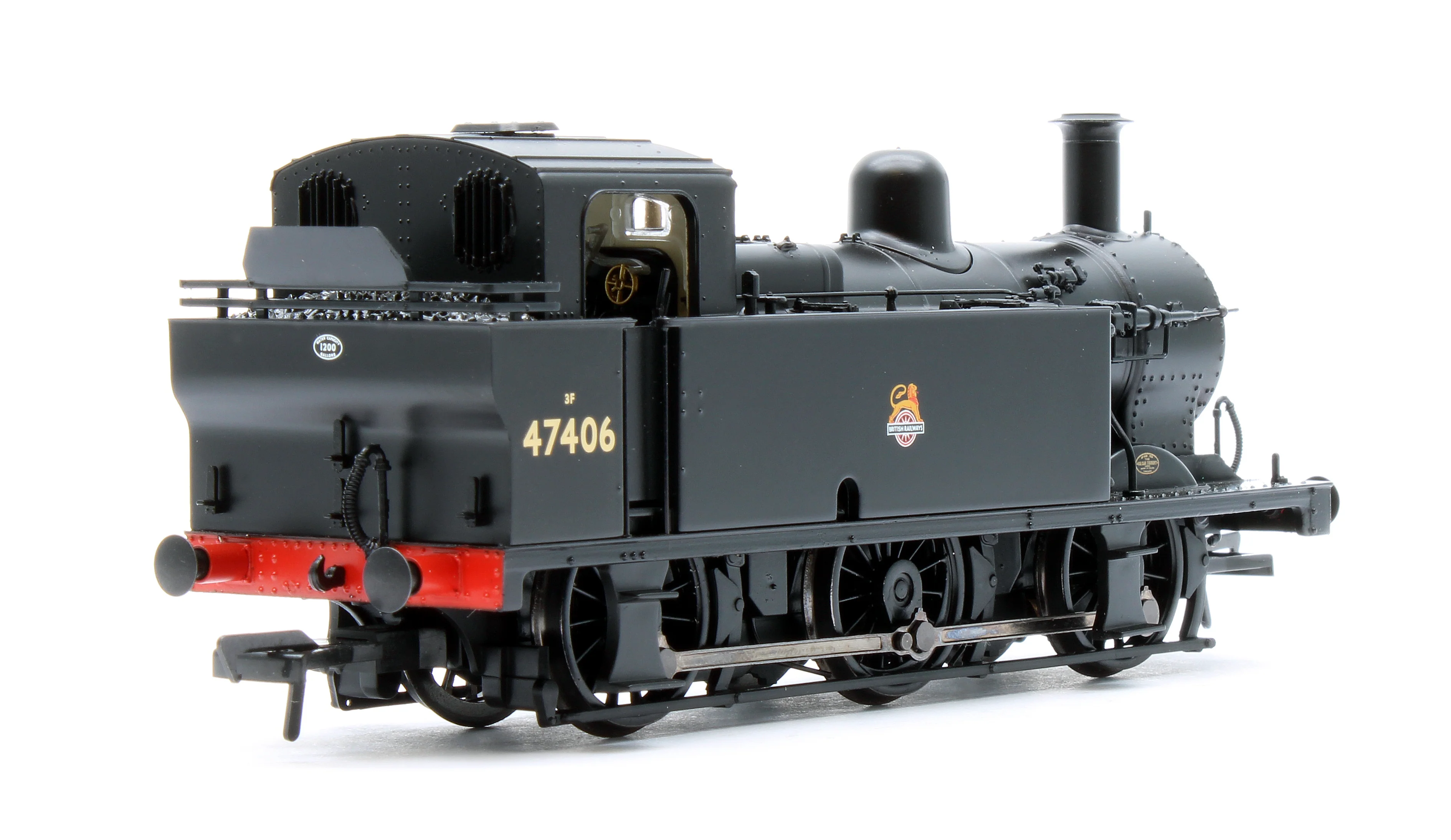 32-231B LMS Fowler 3F (Jinty) 47406 BR Black (Early Emblem) Steam Locomotive - Image 3