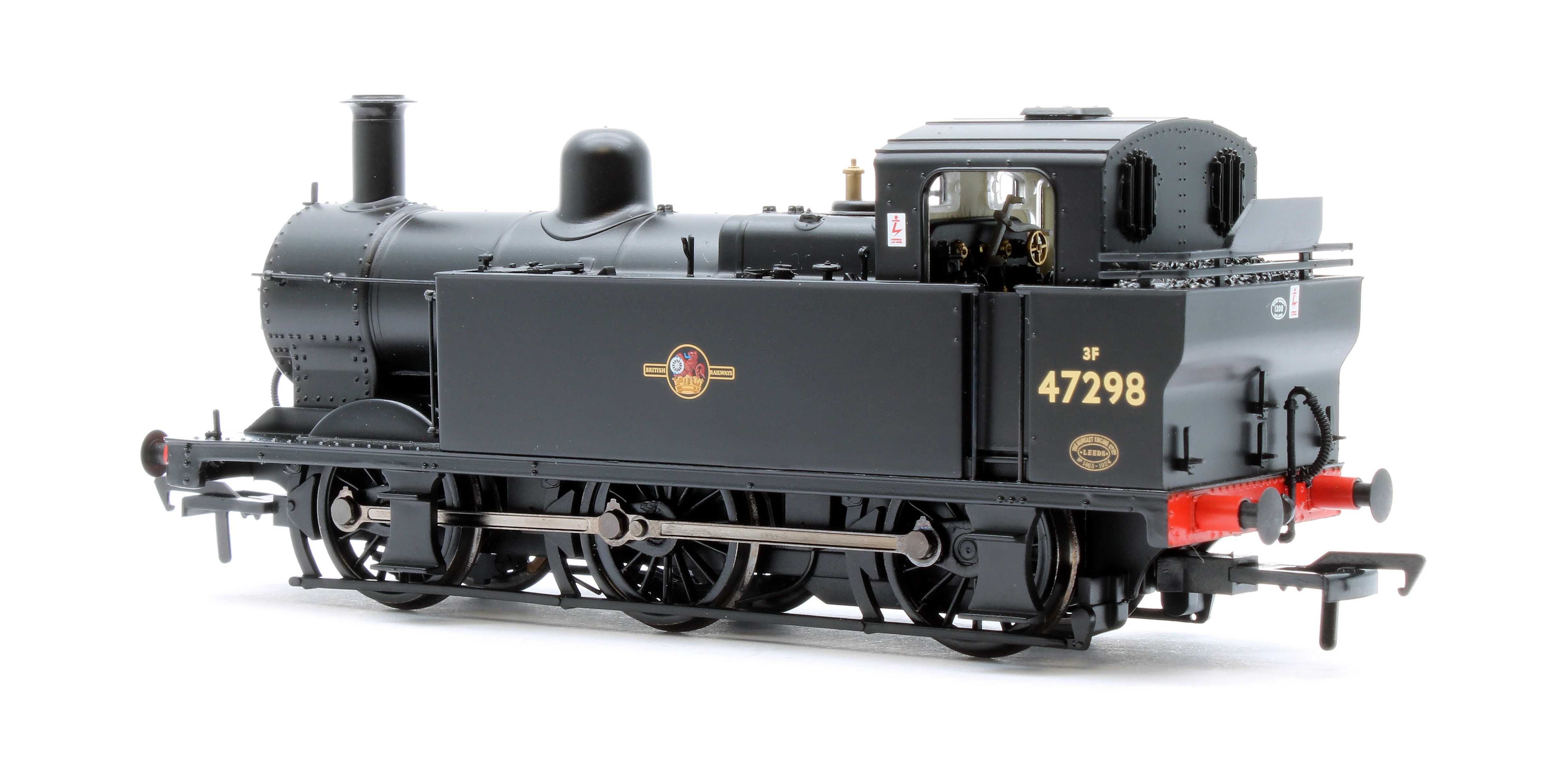 32-232A LMS Fowler 3F (Jinty) 47298 BR Black (Late Crest) Steam Locomotive - Image 4
