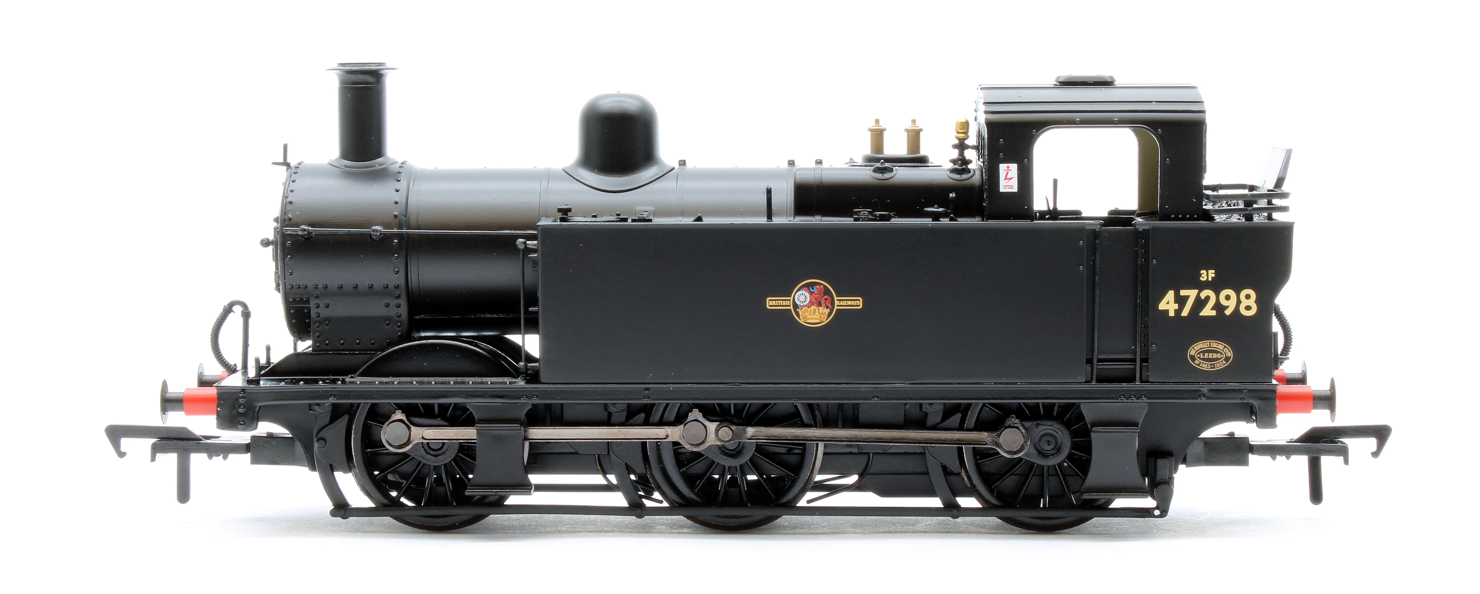 32-232A LMS Fowler 3F (Jinty) 47298 BR Black (Late Crest) Steam Locomotive - Image 5