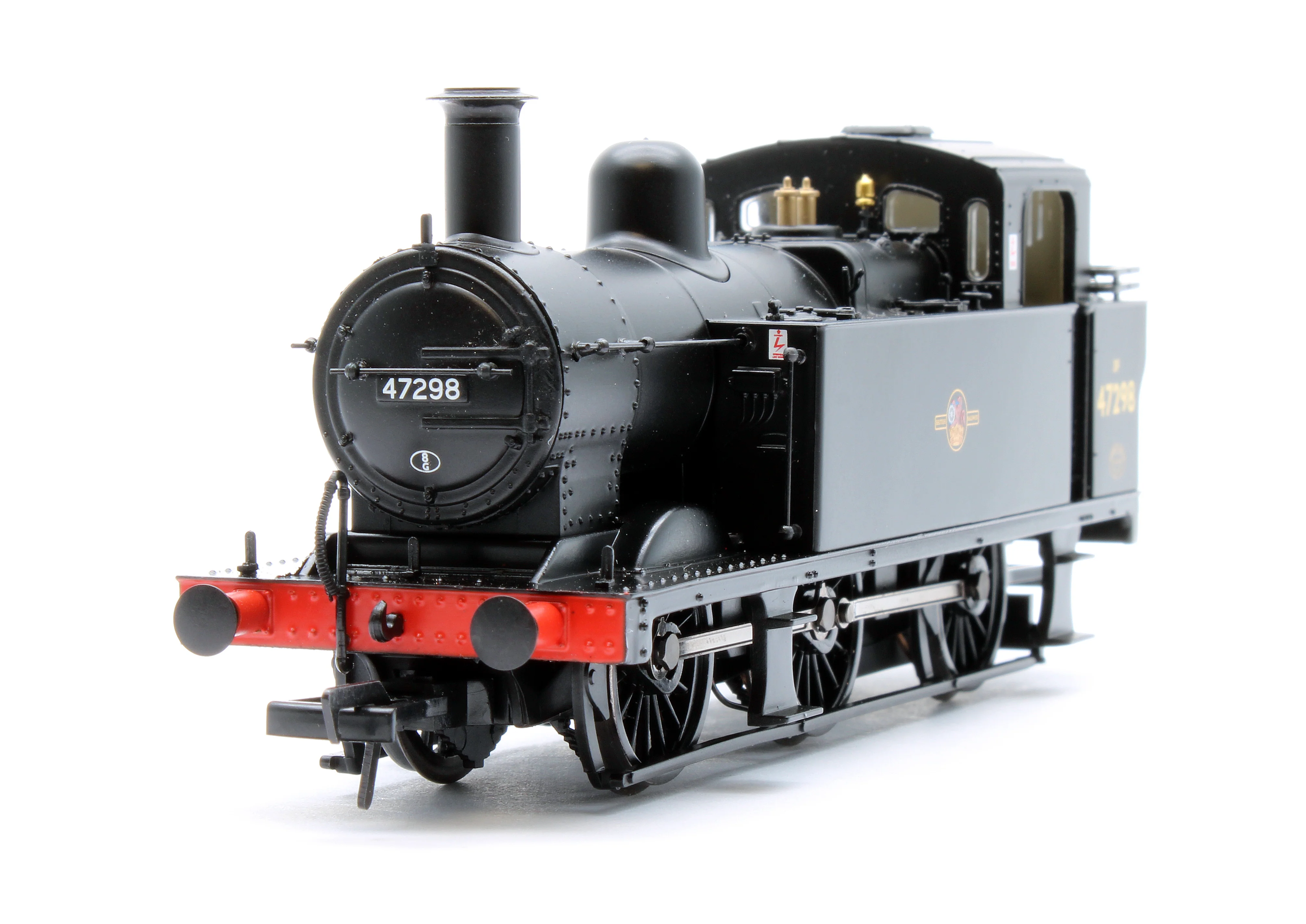 32-232A LMS Fowler 3F (Jinty) 47298 BR Black (Late Crest) Steam Locomotive - Image 6