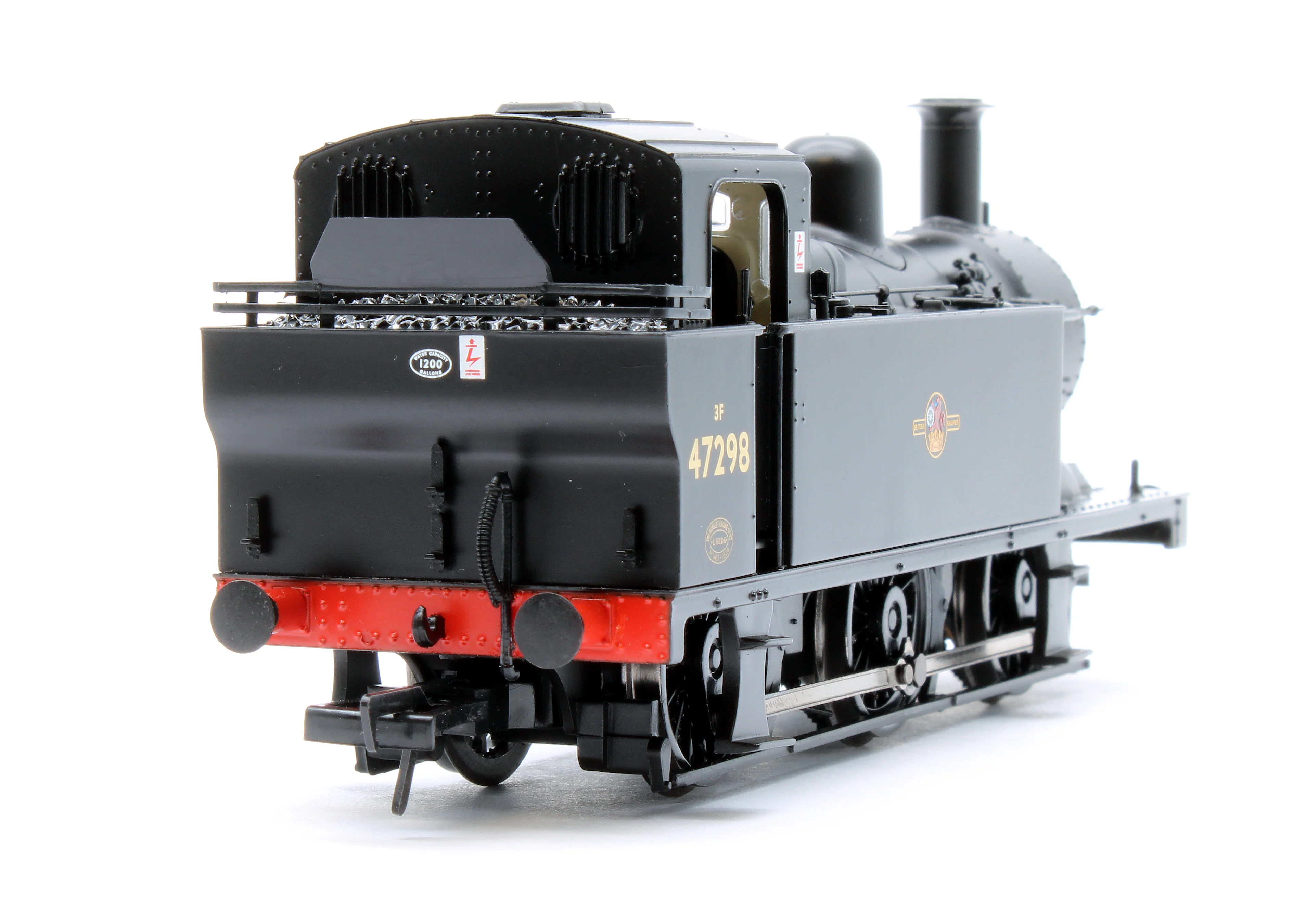 32-232A LMS Fowler 3F (Jinty) 47298 BR Black (Late Crest) Steam Locomotive - Image 7