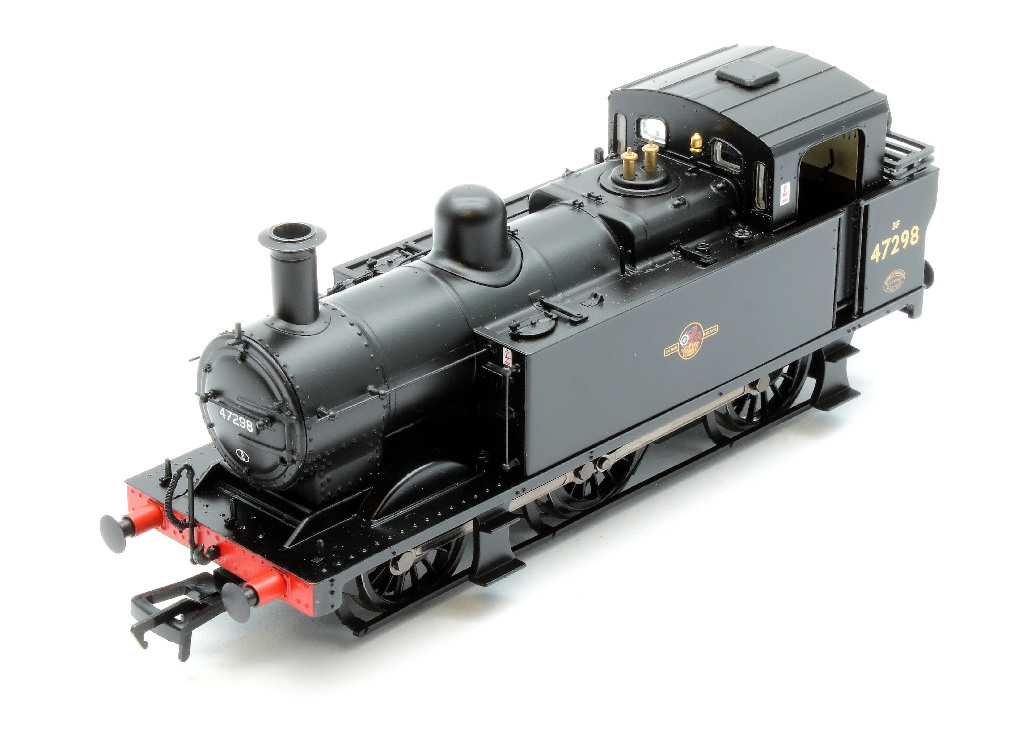 32-232A LMS Fowler 3F (Jinty) 47298 BR Black (Late Crest) Steam Locomotive - Image 8