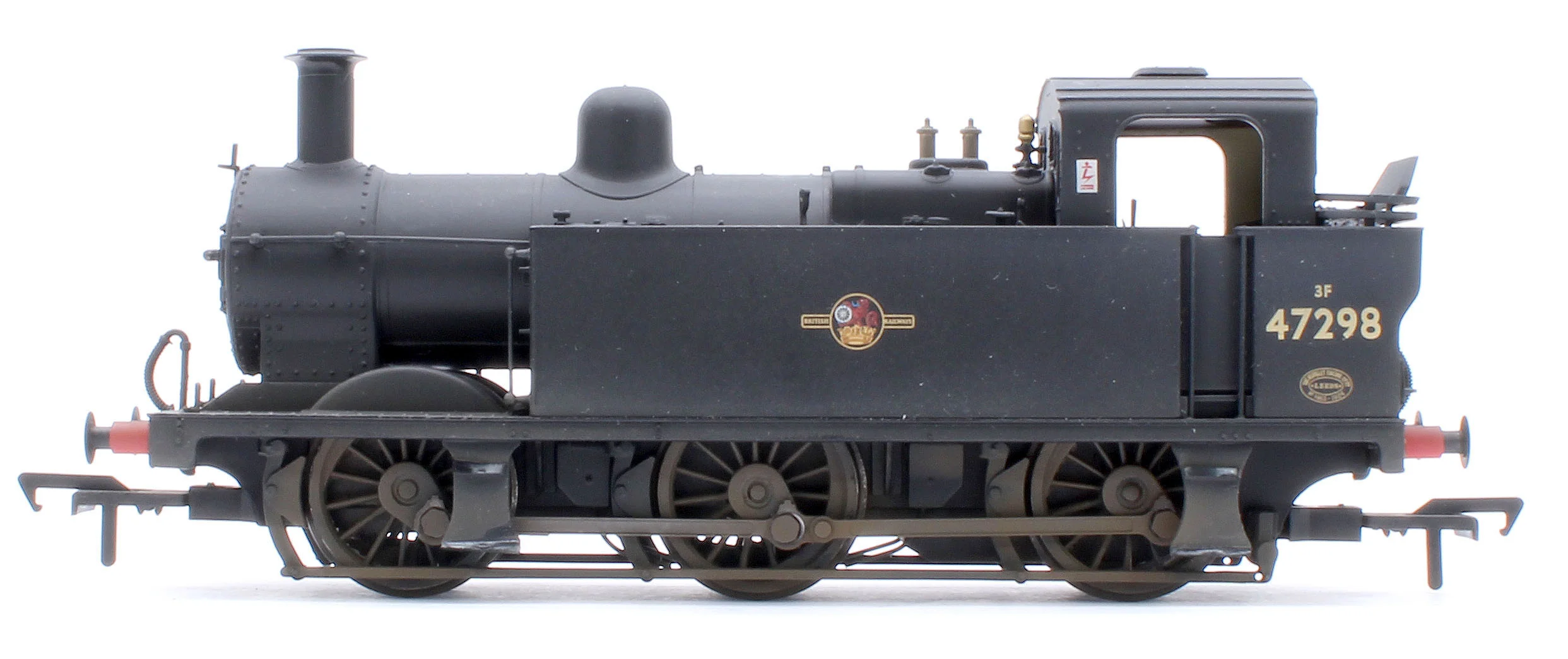 32-232A Pre-Owned LMS Fowler 3F (Jinty) 47298 BR Black (Late Crest) Steam Locomotive - Custom Weathered - Image 2