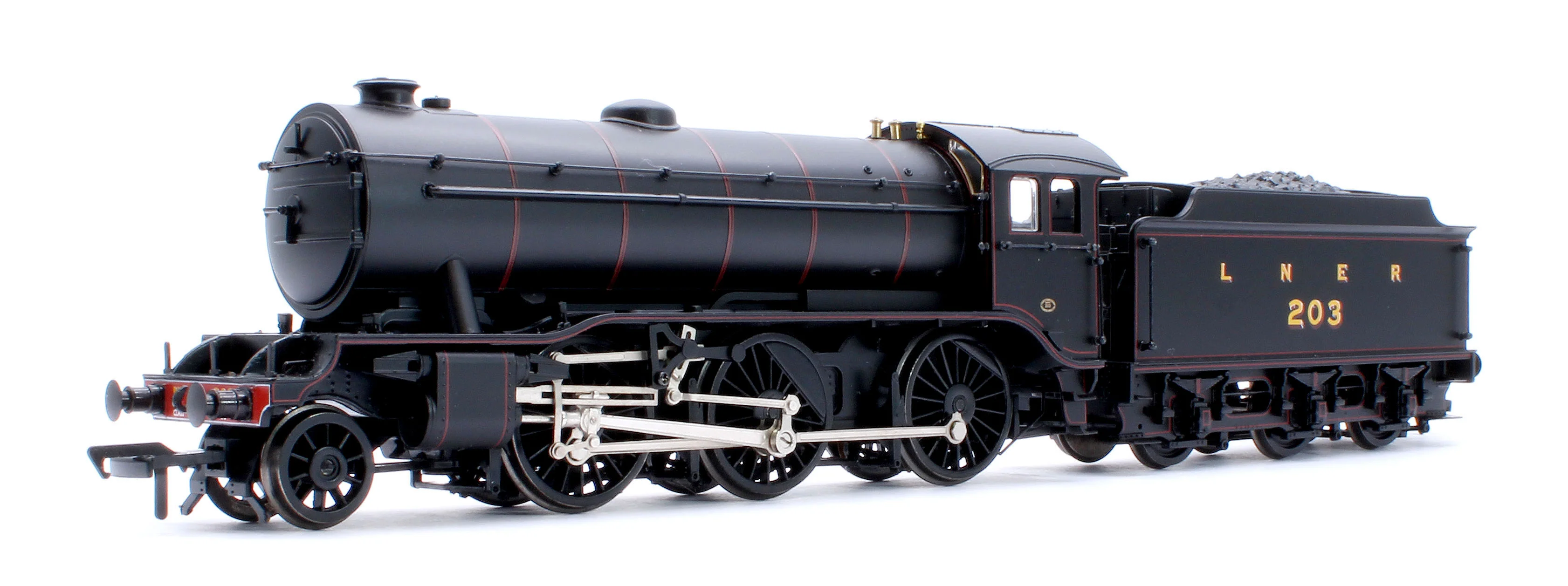 32-279B LNER K3 Flared Tender 203 LNER Lined Black Steam Locomotive - Image 2