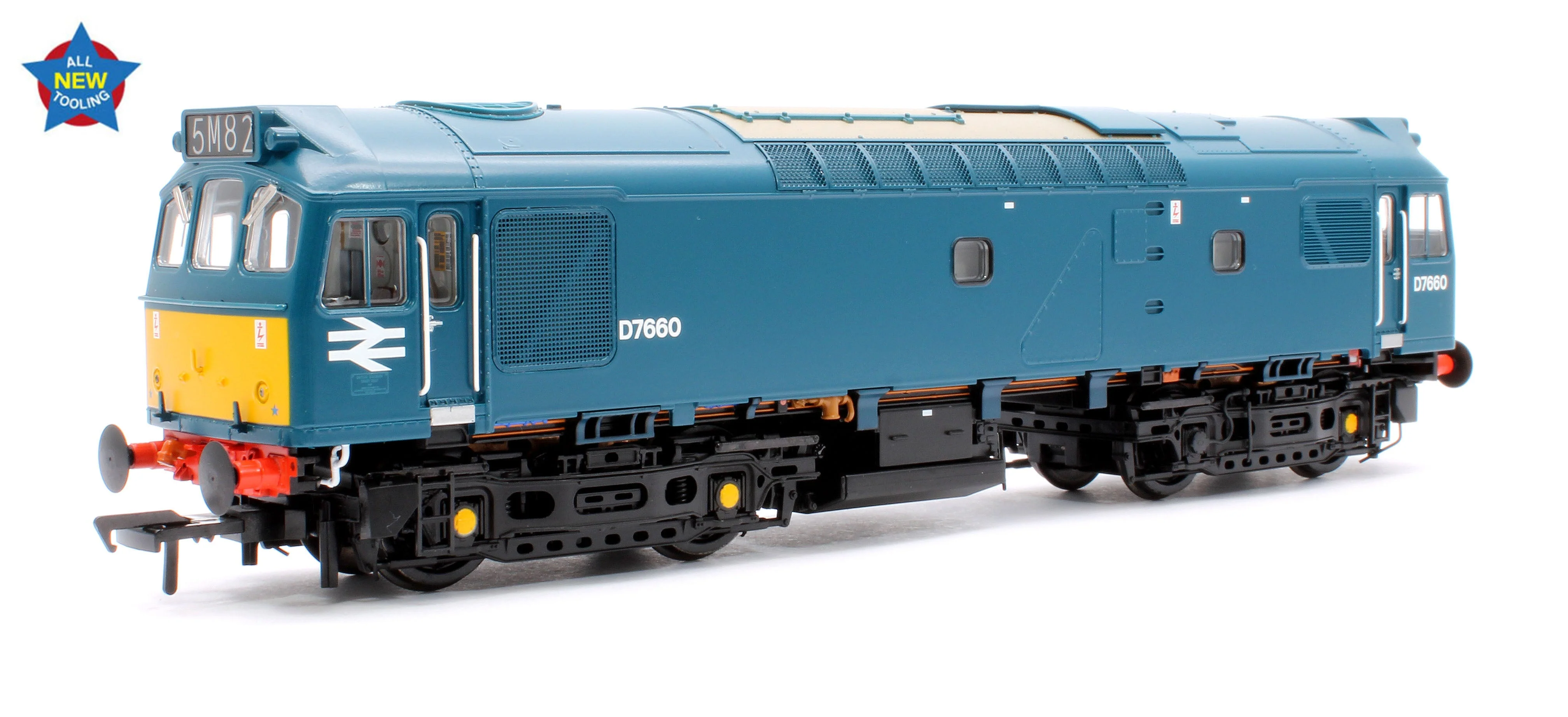 Pre-Owned 32-333 Class 25/3 D7660 BR Blue (Small Yellow Panels) Diesel Locomotive