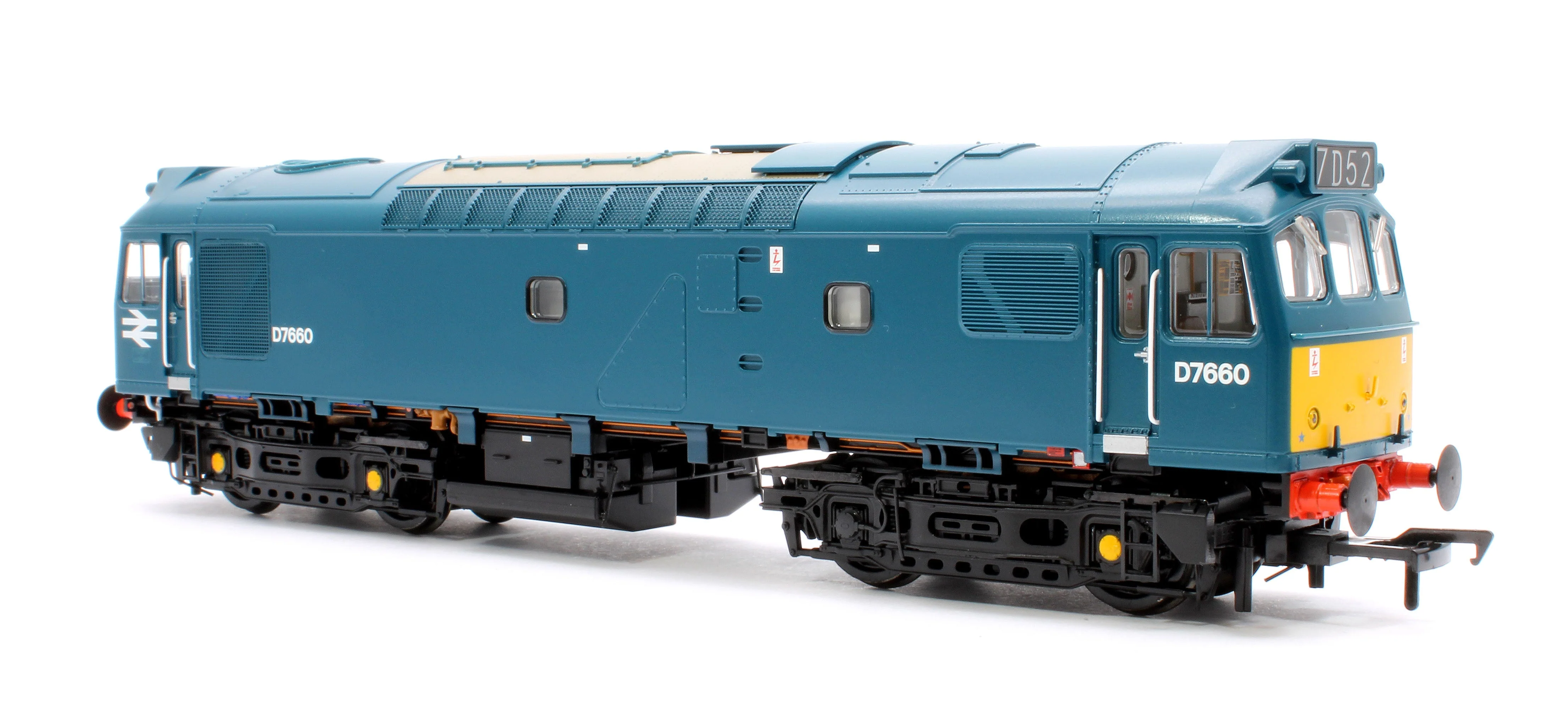 Pre-Owned 32-333 Class 25/3 D7660 BR Blue (Small Yellow Panels) Diesel Locomotive - Image 2