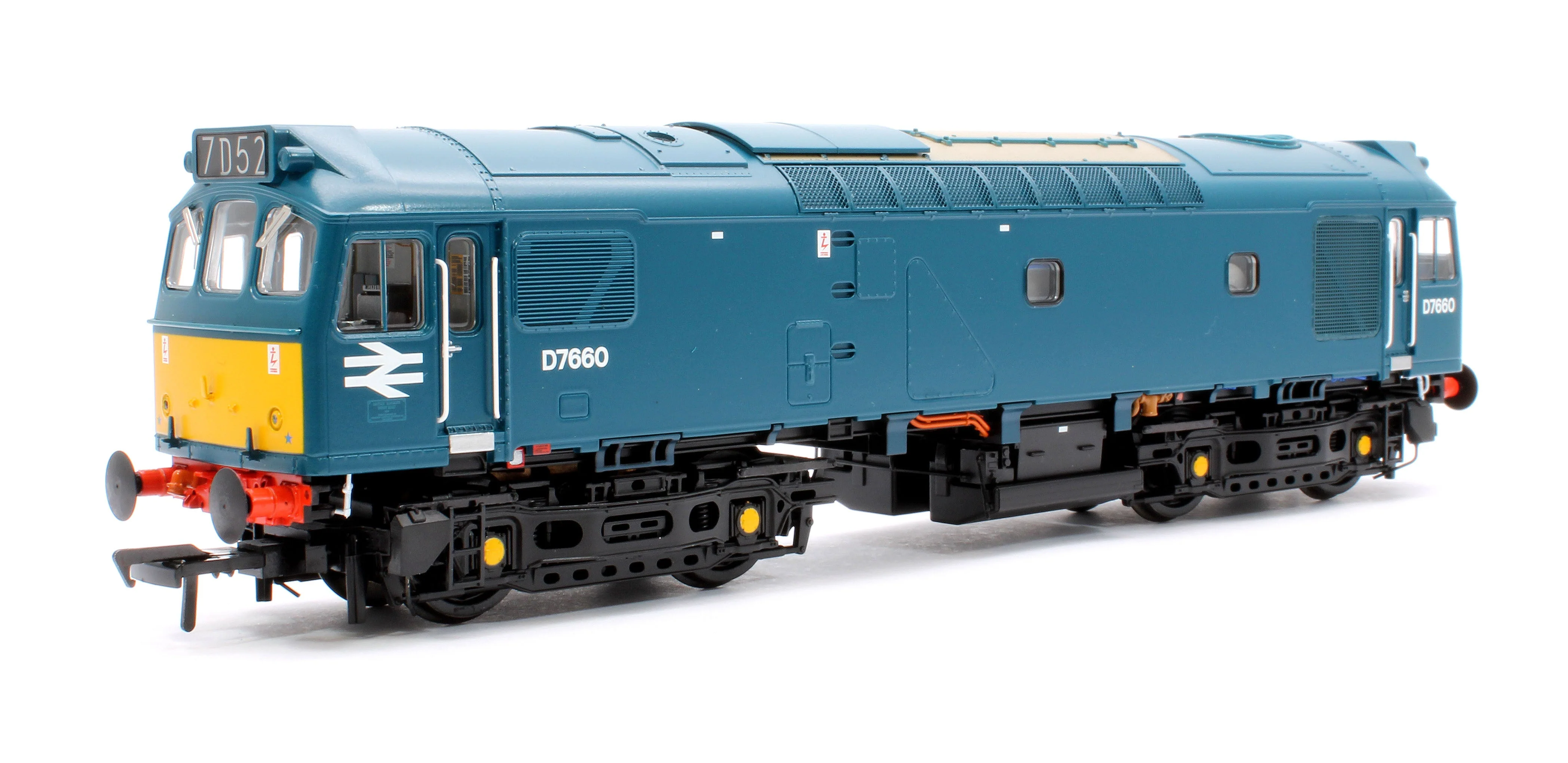 Pre-Owned 32-333 Class 25/3 D7660 BR Blue (Small Yellow Panels) Diesel Locomotive - Image 3