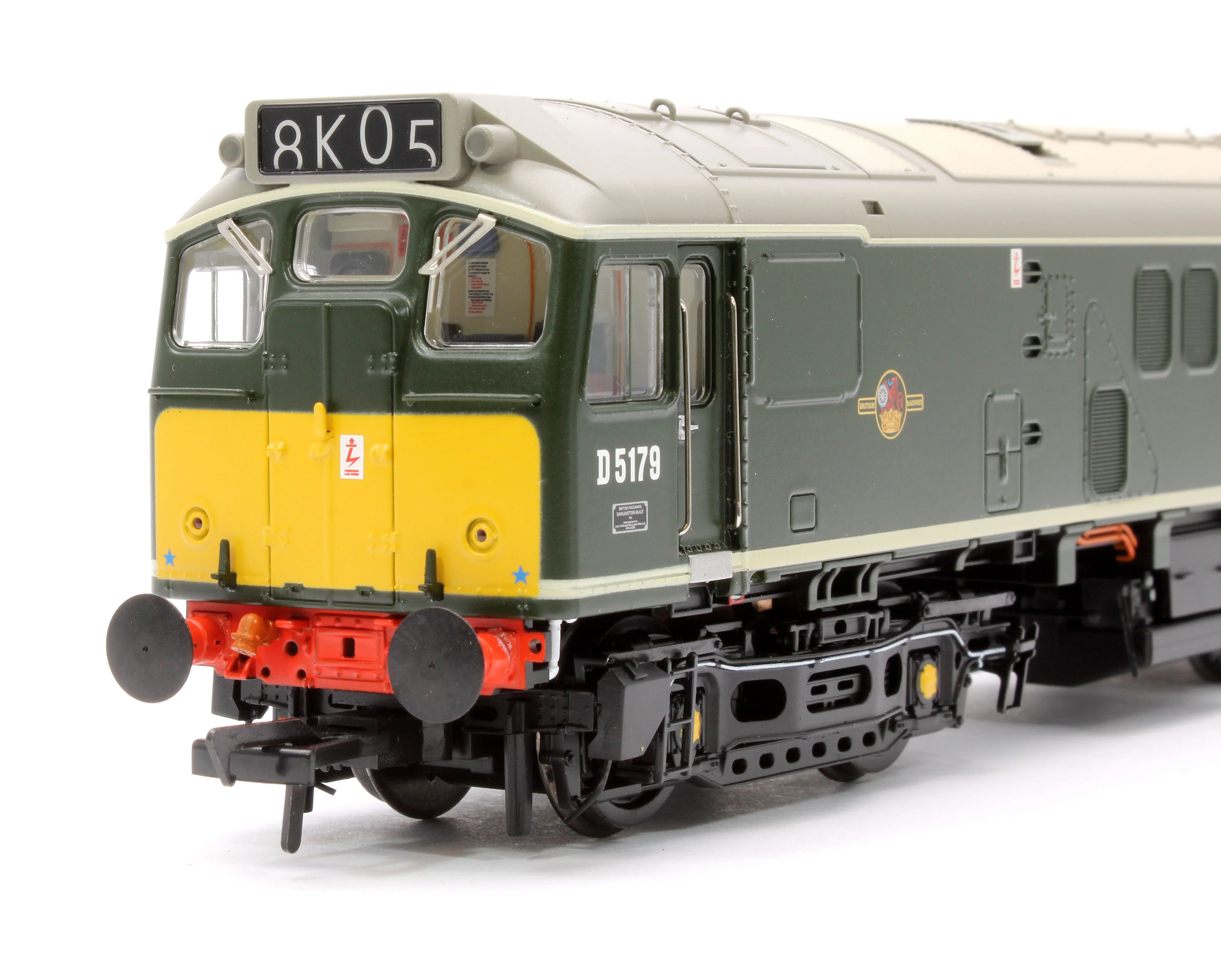 32-343A Class 25/1 D5179 BR Green (Small Yellow Panels) Diesel Locomotive - Image 9