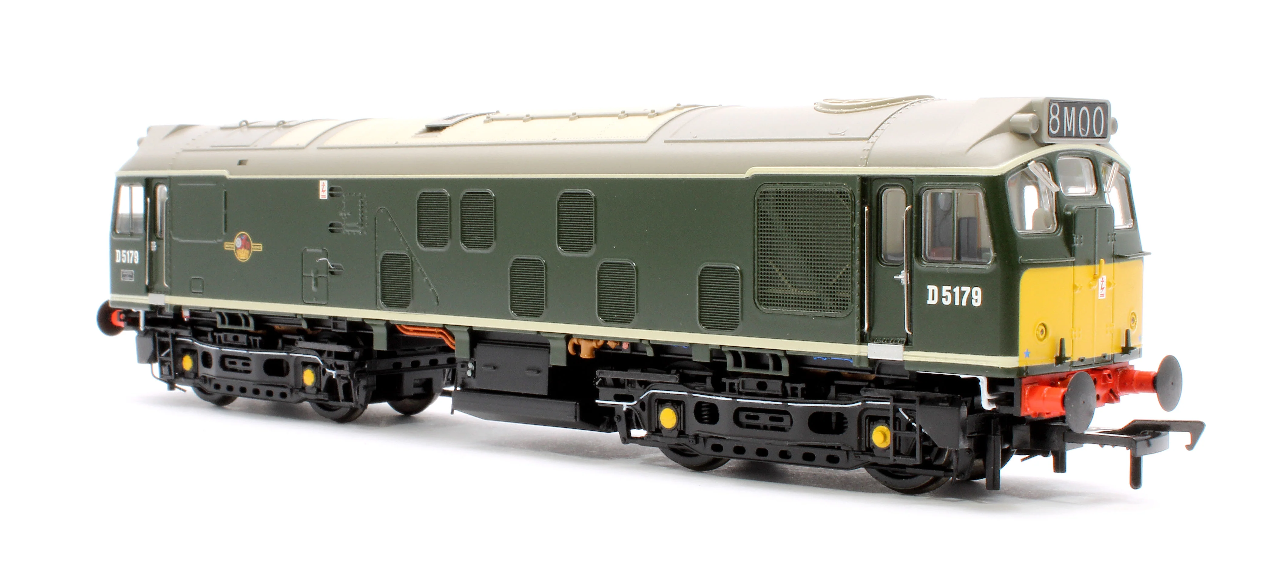 32-343ASFX Class 25/1 D5179 BR Green (Small Yellow Panels) Diesel Locomotive - DCC Sound Deluxe - Image 4