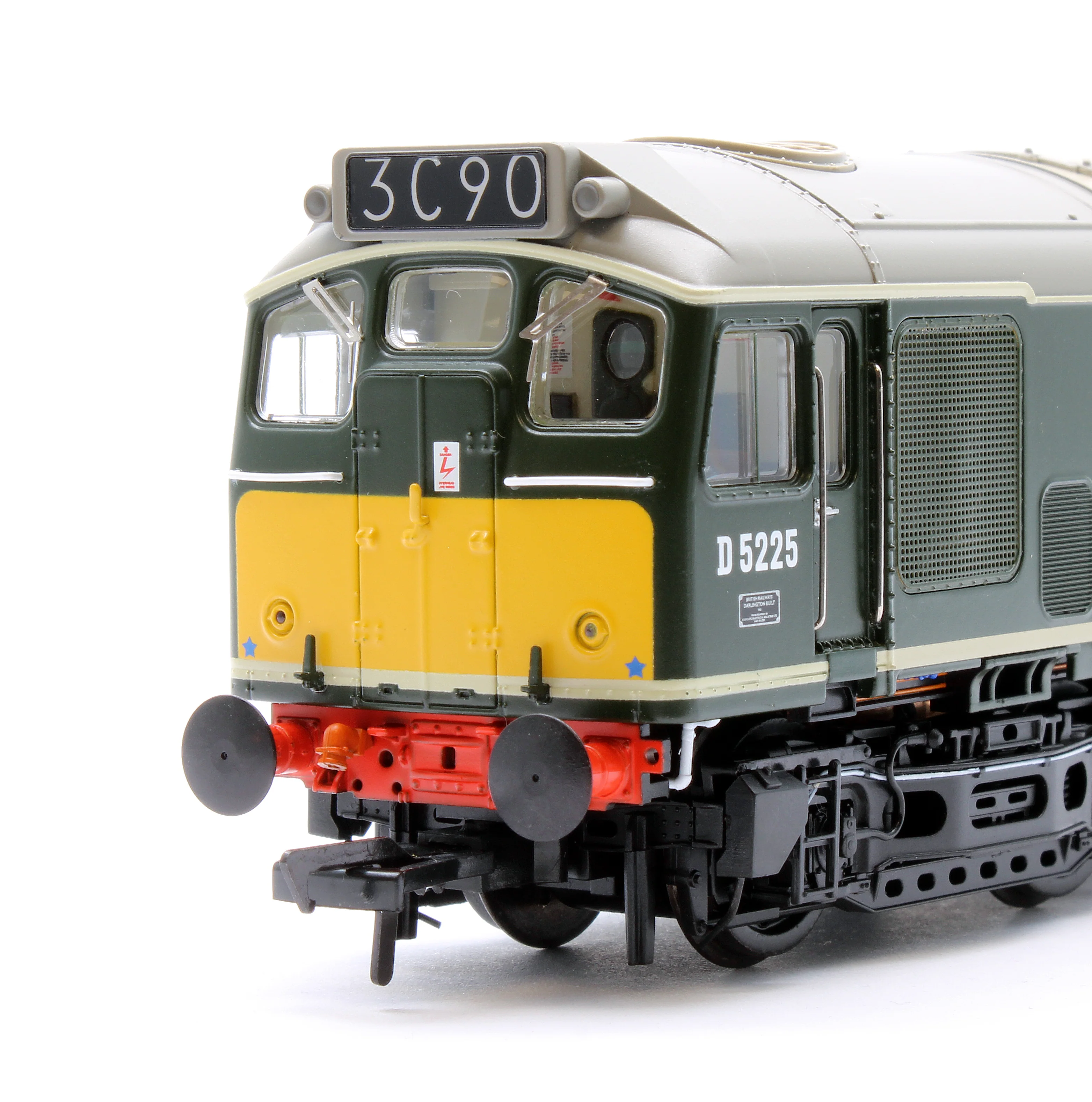 32-343SFX Class 25/1 D5225 BR Green (Small Yellow Panels) Diesel Locomotive - DCC Sound Deluxe - Image 6