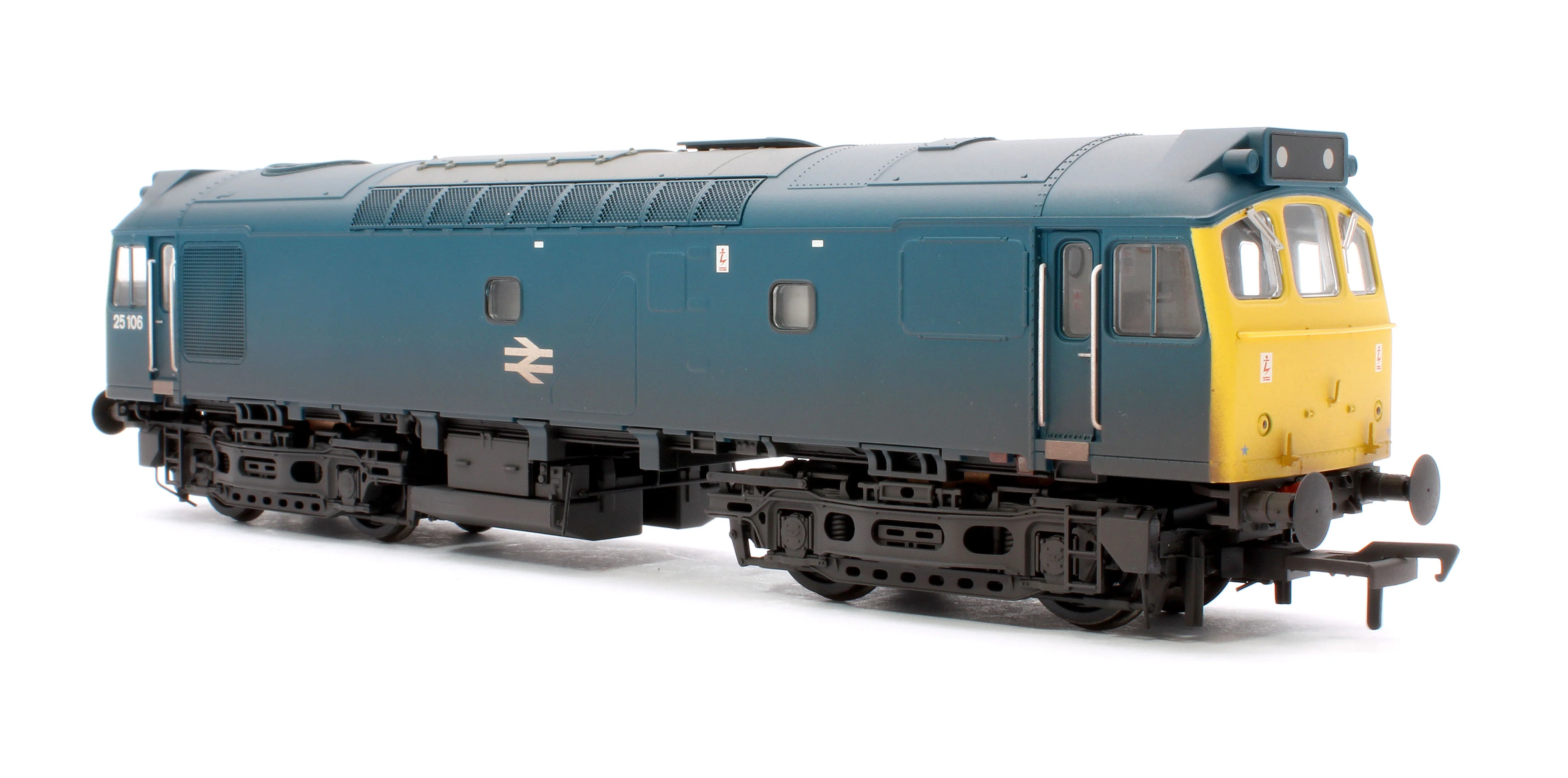 32-346SF Class 25/2 25106 BR Blue Diesel Locomotive - DCC Sound & Weathered - Image 2
