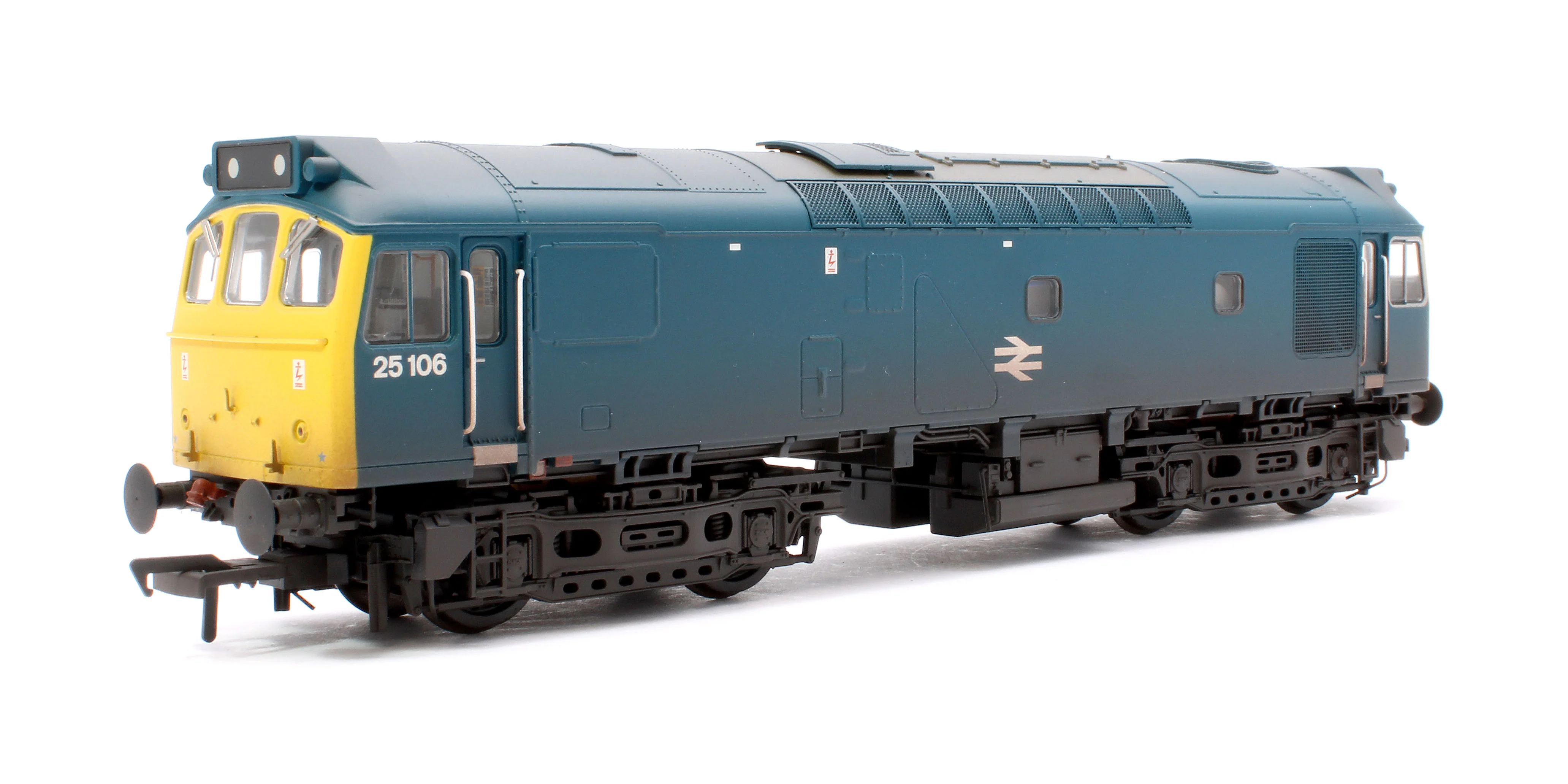 32-346SFX Class 25/2 25106 BR Blue Diesel Locomotive - DCC Sound Deluxe & Weathered - Image 3