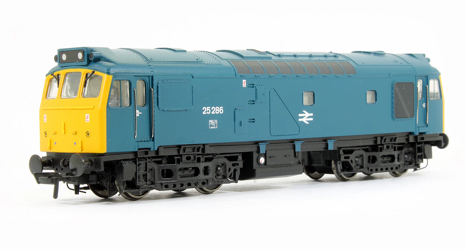 32-408 Pre-Owned Class 25/3 25286 BR Blue Domino Headcode Diesel Locomotive - DCC Fitted