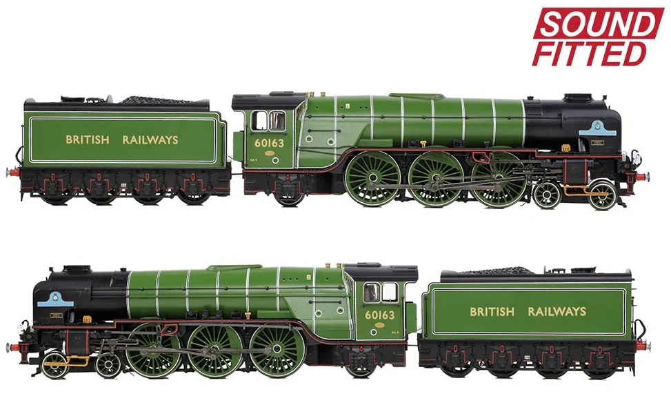 32-550ESF LNER Peppercorn A1 60163 'Tornado' BR Lined Apple Green (British Railways) Steam Locomotive - DCC Sound - Image 5