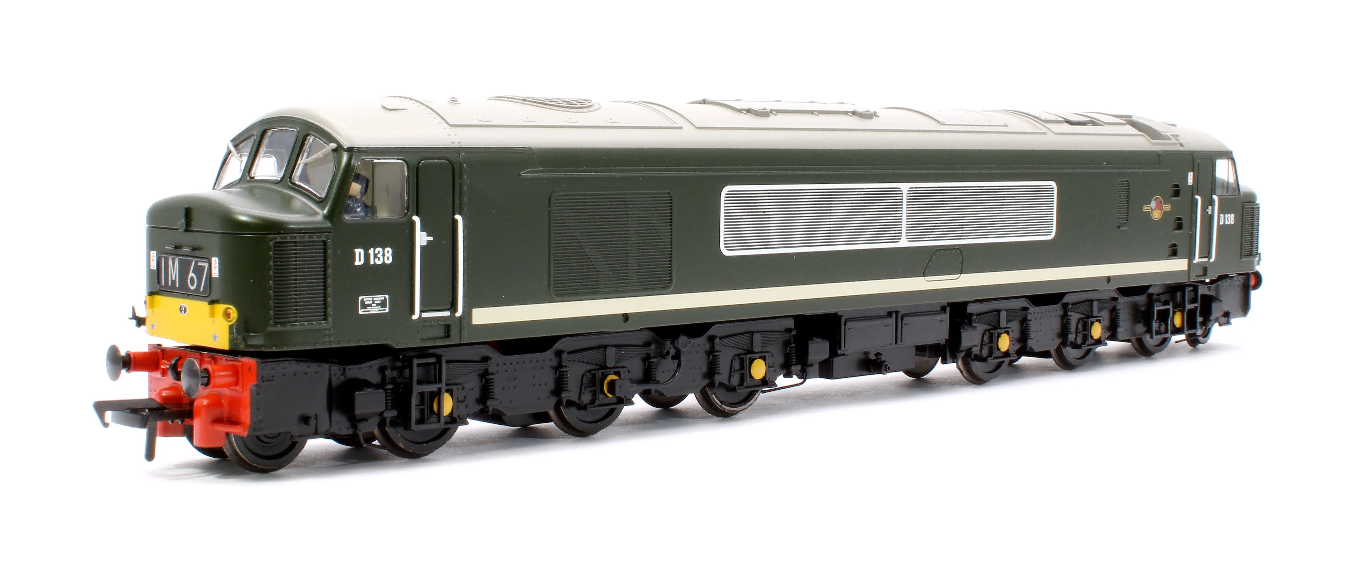 32-702A Pre-Owned Class 46 Centre Headcode D138 BR Green (Small Yellow Panels) Diesel Locomotive