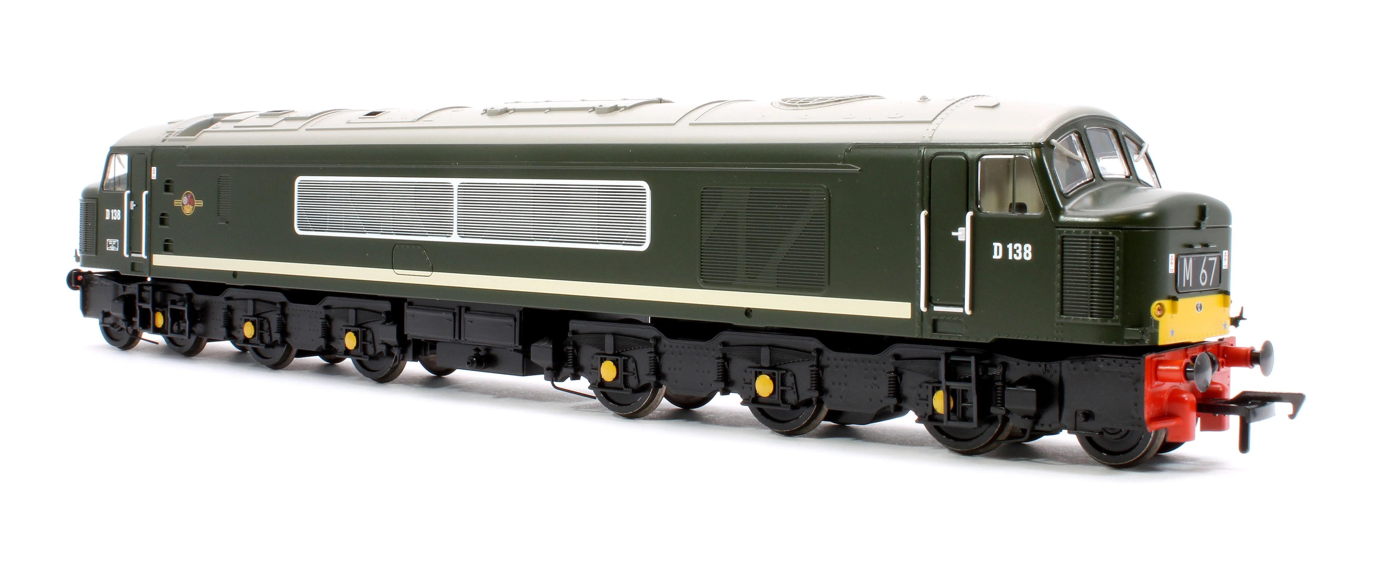 32-702A Pre-Owned Class 46 Centre Headcode D138 BR Green (Small Yellow Panels) Diesel Locomotive - Image 4