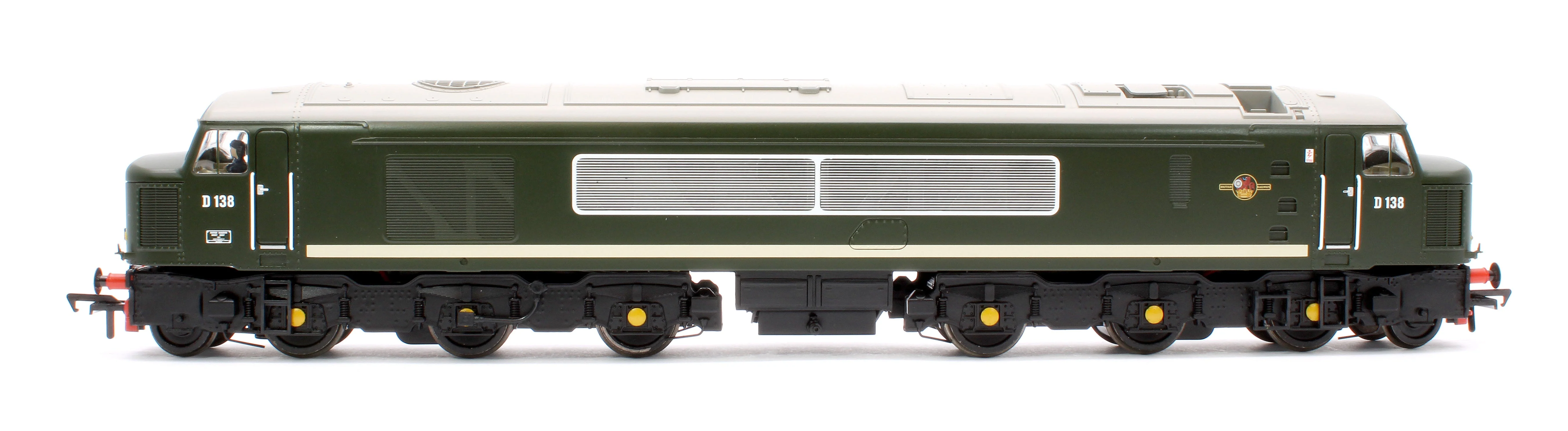 32-702A Pre-Owned Class 46 Centre Headcode D138 BR Green (Small Yellow Panels) Diesel Locomotive - Image 5