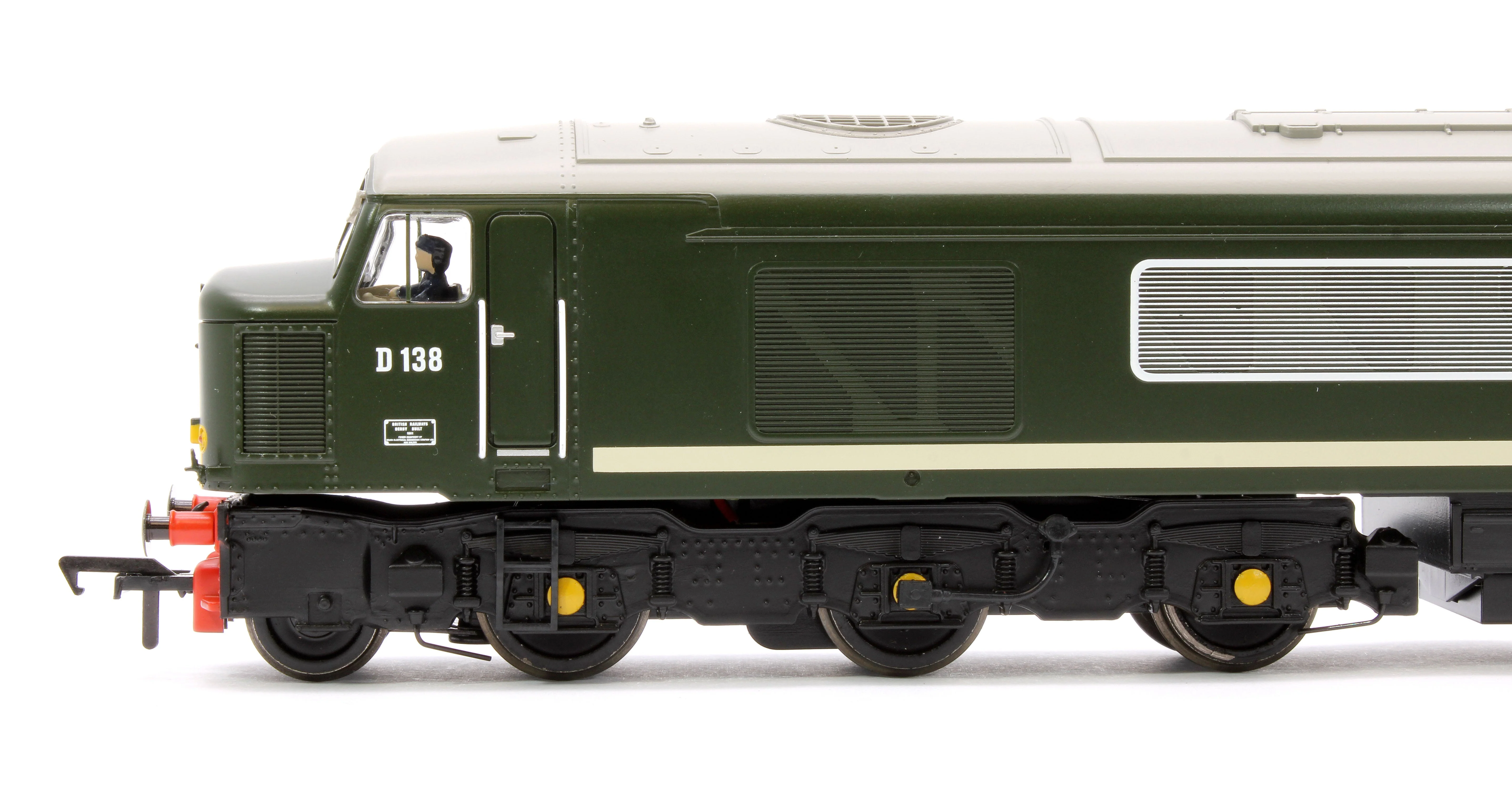 32-702A Pre-Owned Class 46 Centre Headcode D138 BR Green (Small Yellow Panels) Diesel Locomotive - Image 6