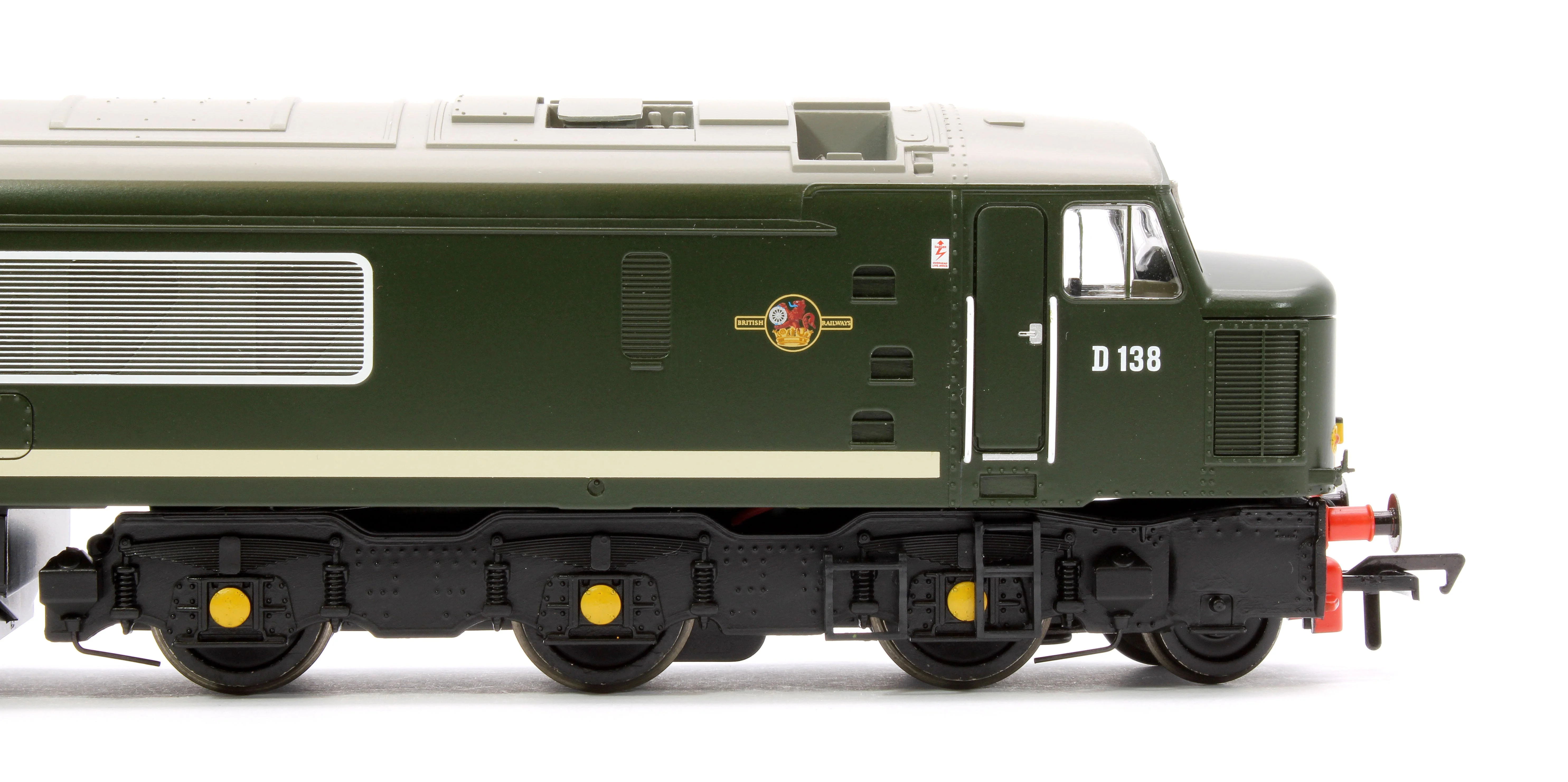 32-702A Pre-Owned Class 46 Centre Headcode D138 BR Green (Small Yellow Panels) Diesel Locomotive - Image 7