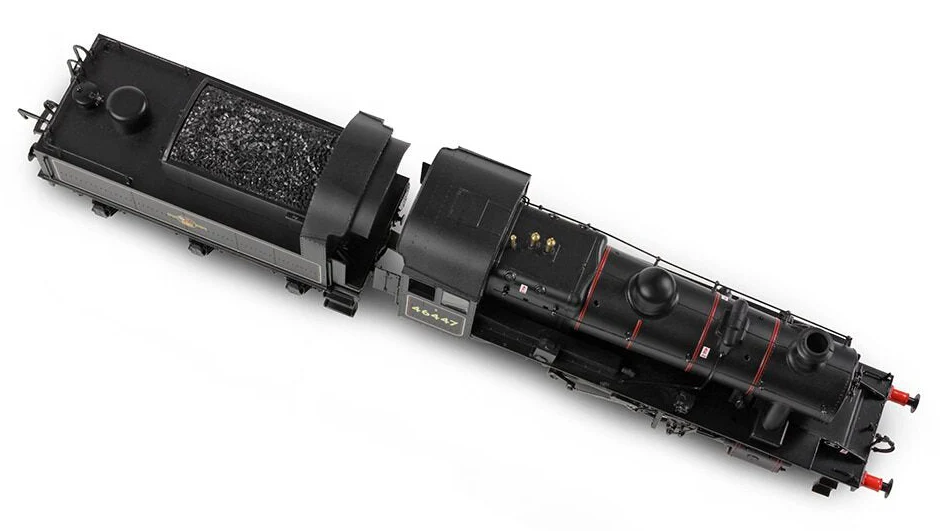 32-829B LMS Ivatt 2MT 46447 BR Lined Black (Late Crest) Steam Locomotive - Image 5